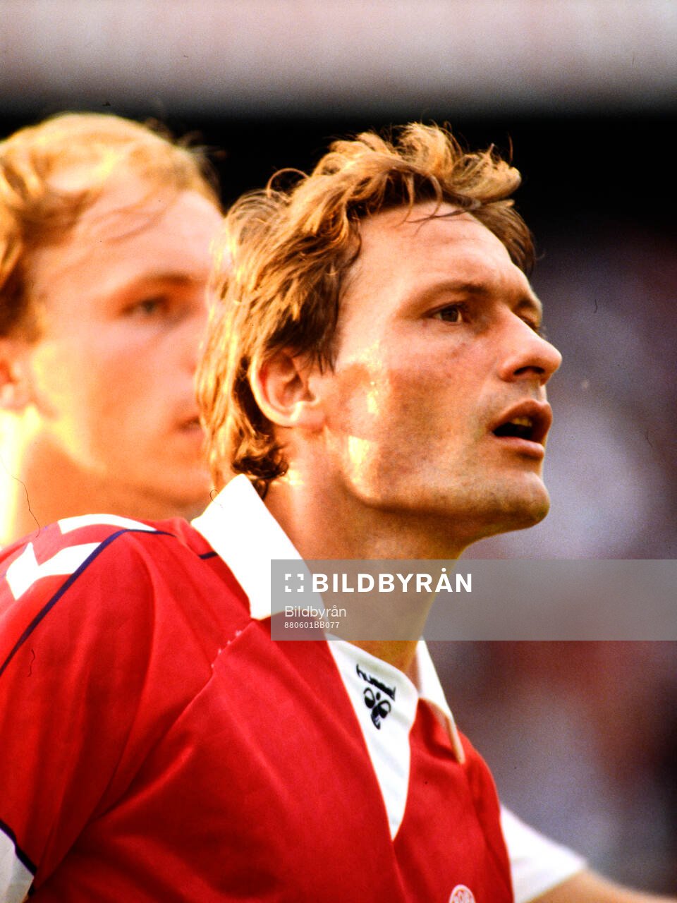 Danmarks Preben Elkjaer. Football, Friendly, Denmark -