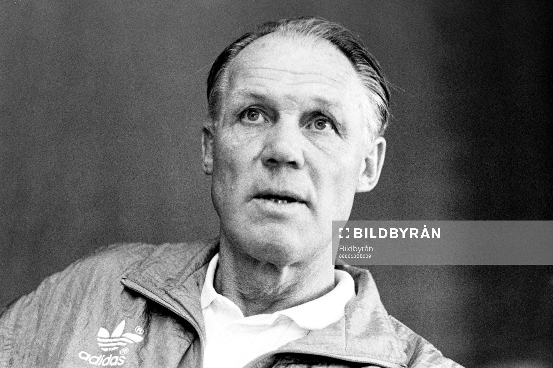 Fotboll, EM, Holland, Förhands: Rinus Michels, förbundskapten, Holland.