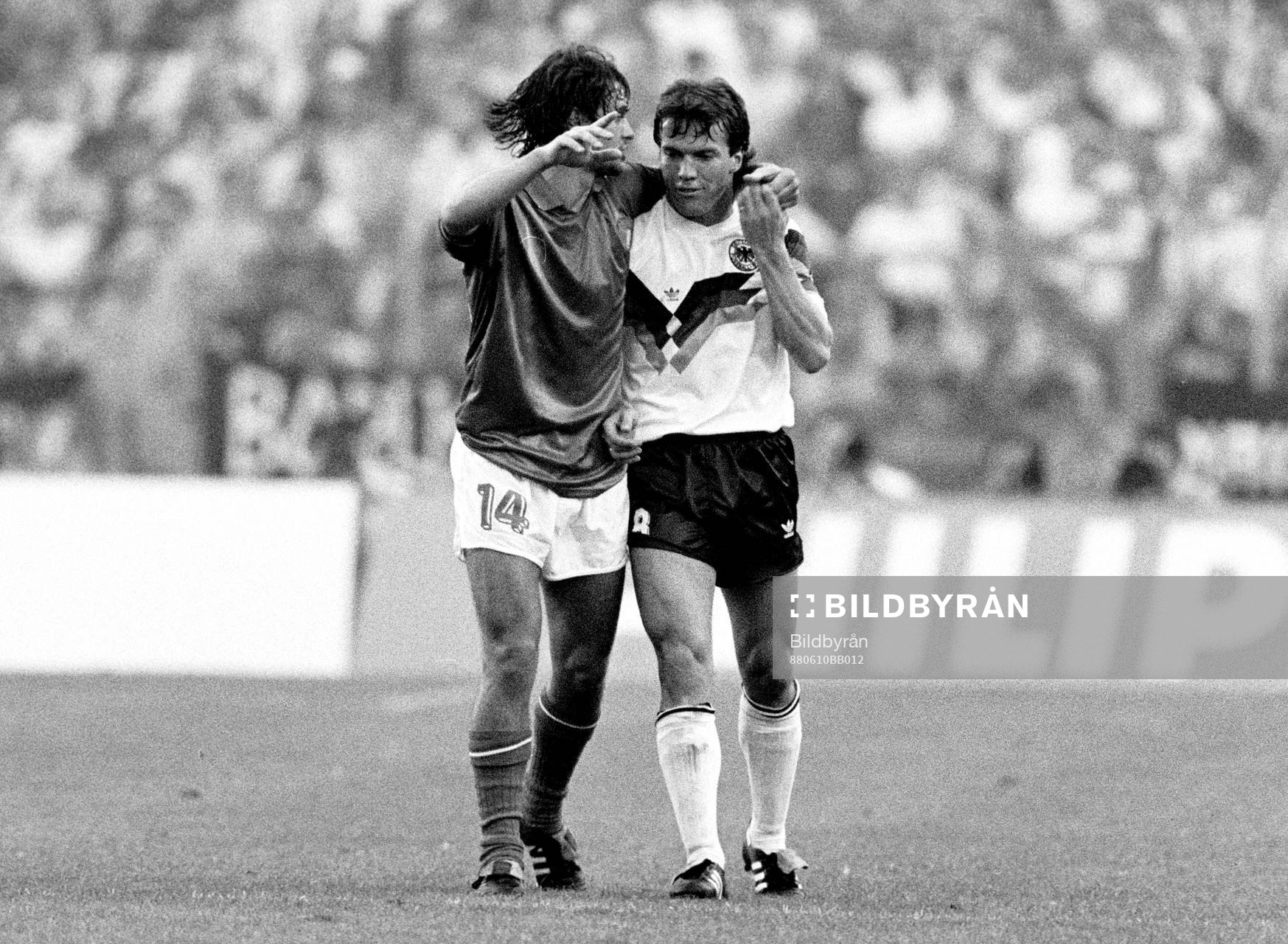 Giuseppe Gianni, Italien och Lothar Matthäus, Västtyskland