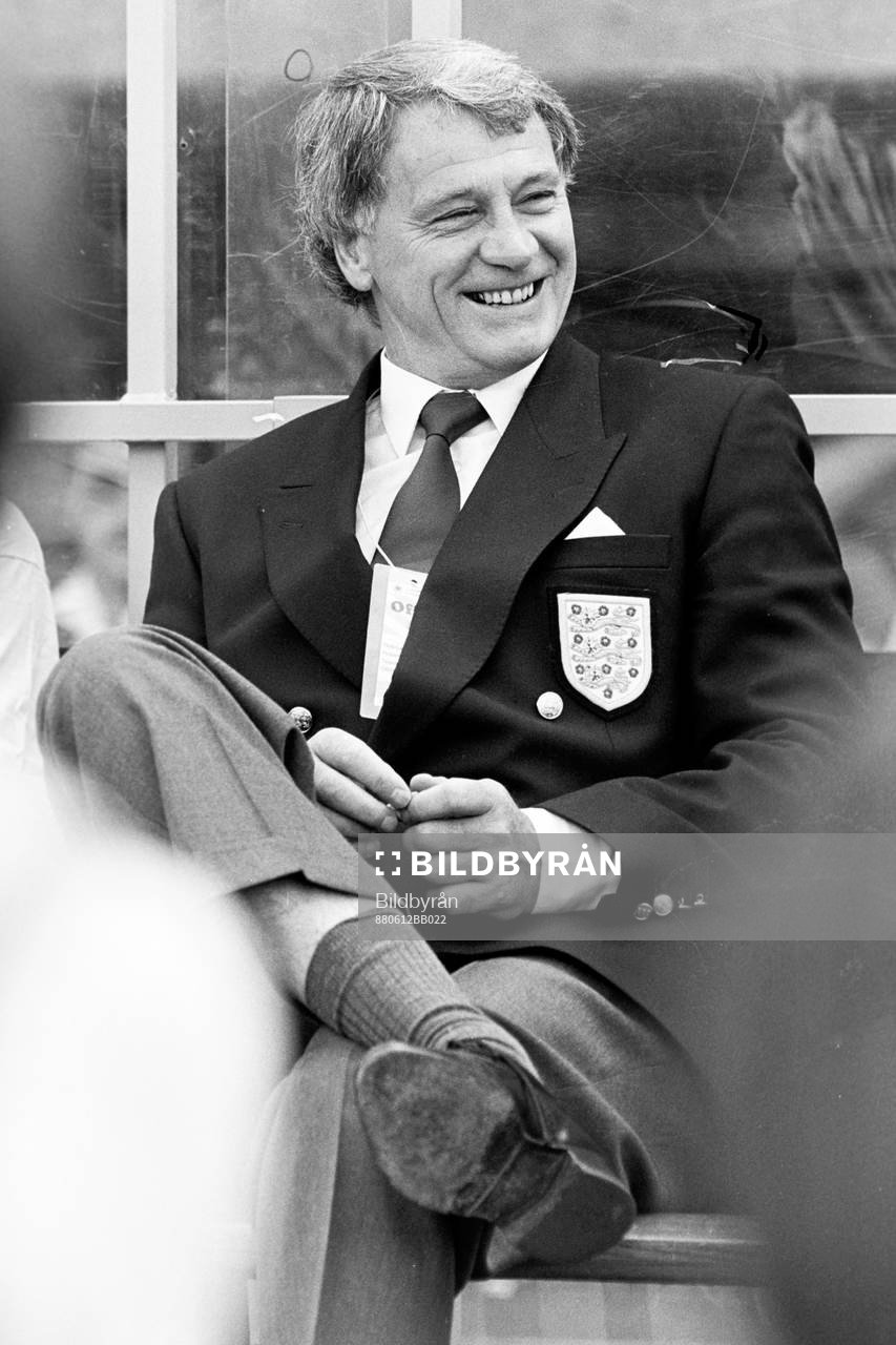 Bobby Robson, förbundskapten i England