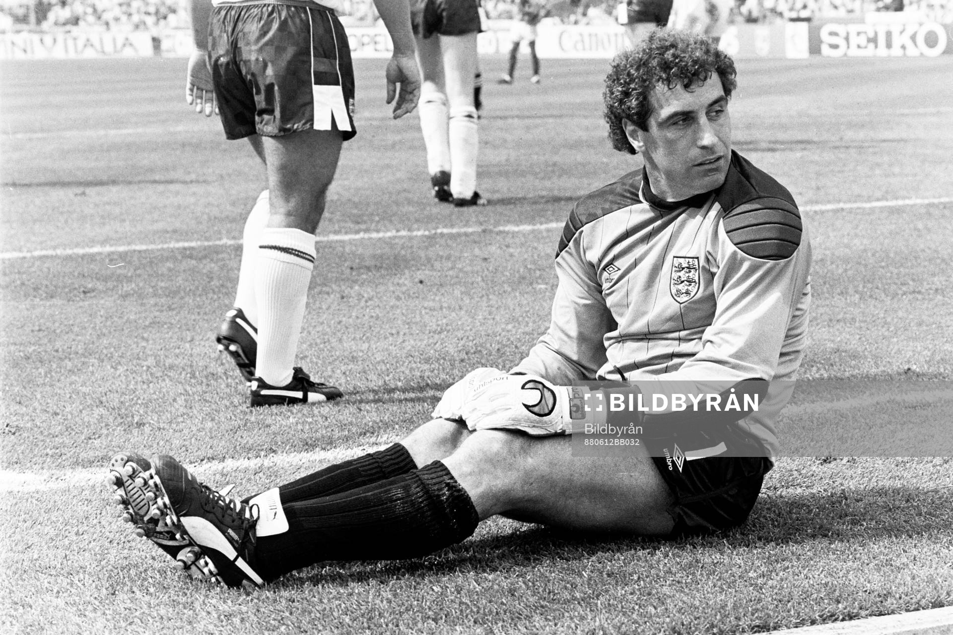Peter Shilton, målvakt i England deppar