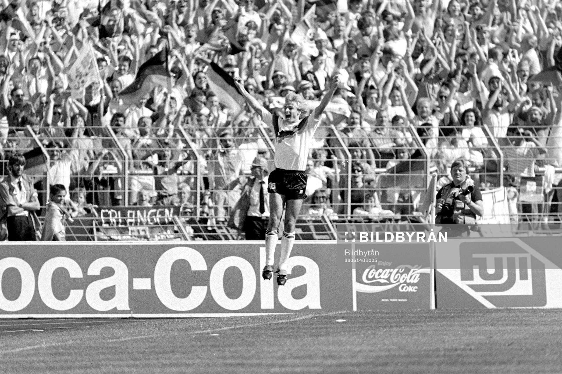 Jürgen Klinsmann, Västtyskland jublar