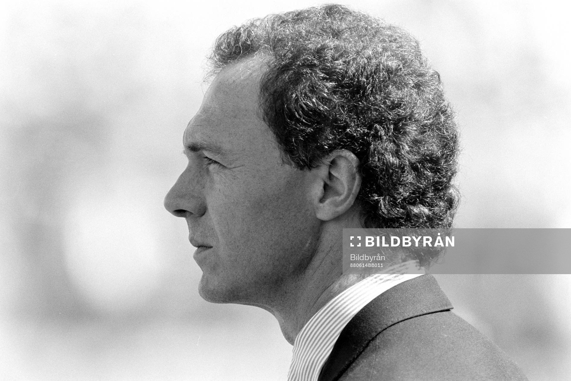 Franz Beckenbauer, förbundskapten i Västtyskland