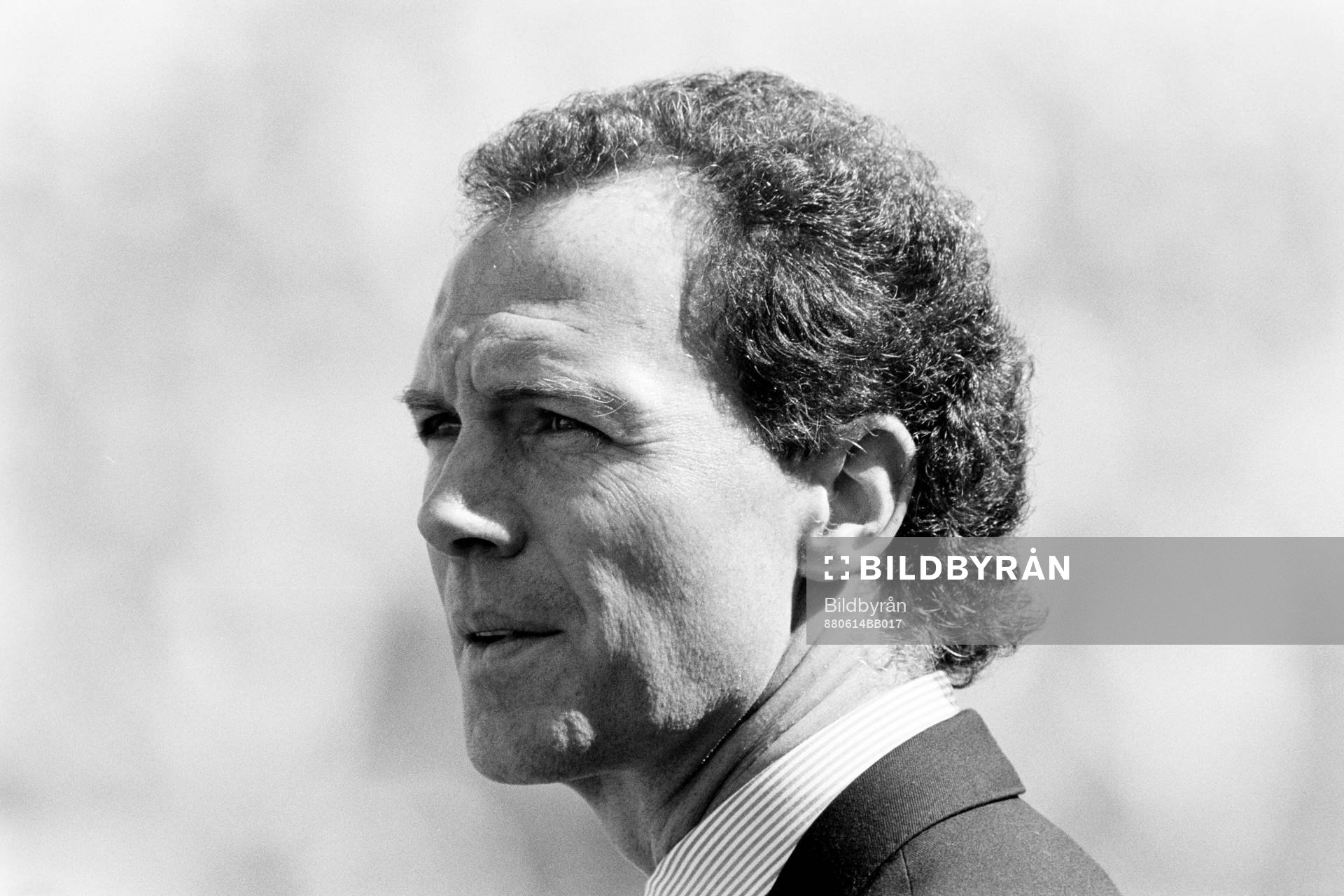 Franz Beckenbauer, förbundskapten i Västtyskland