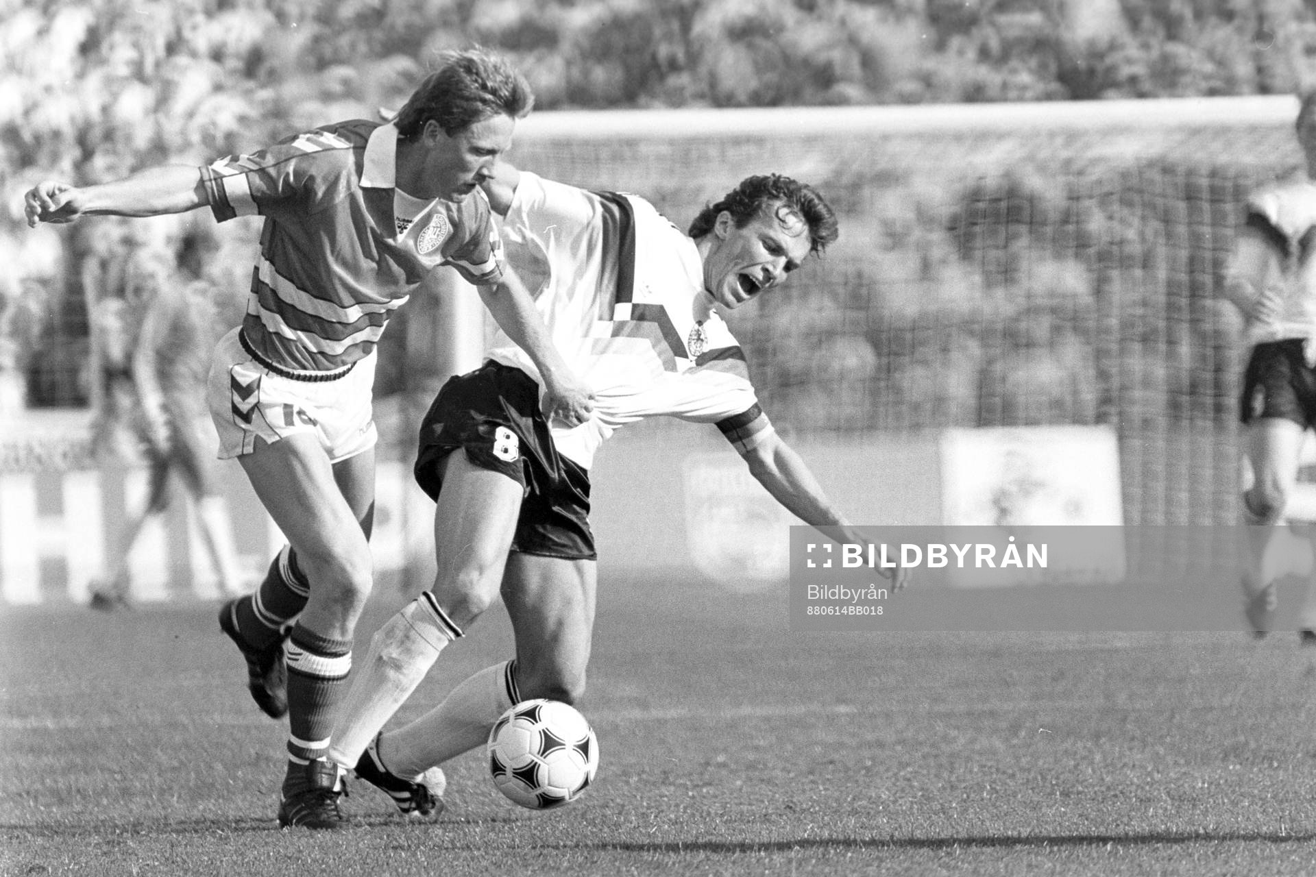 Lothar Matthäus, Västtyskland med bollen attackeras