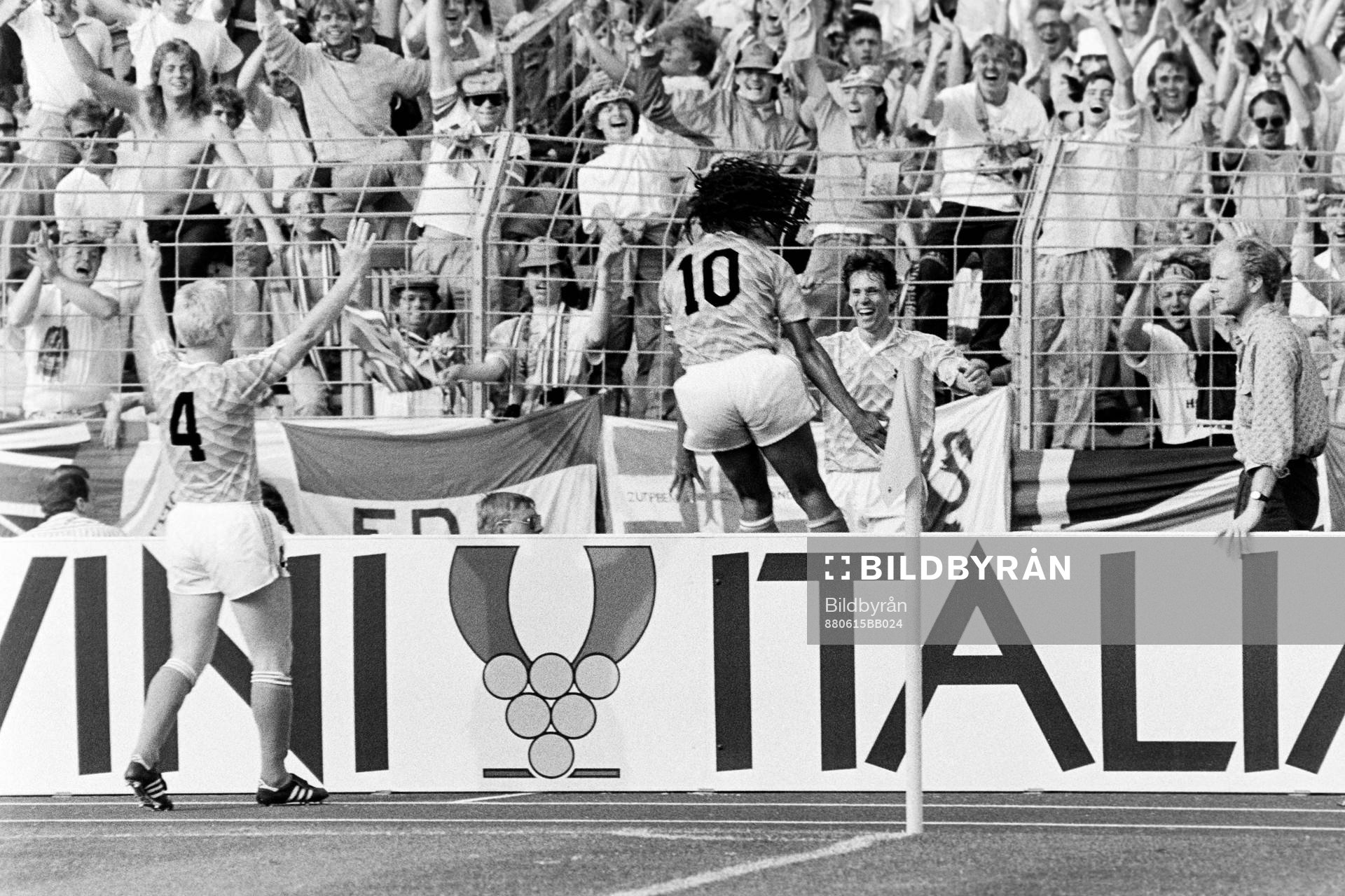 Ronald Koeman, Ruud Gullit och Marco van Basten, Holland,