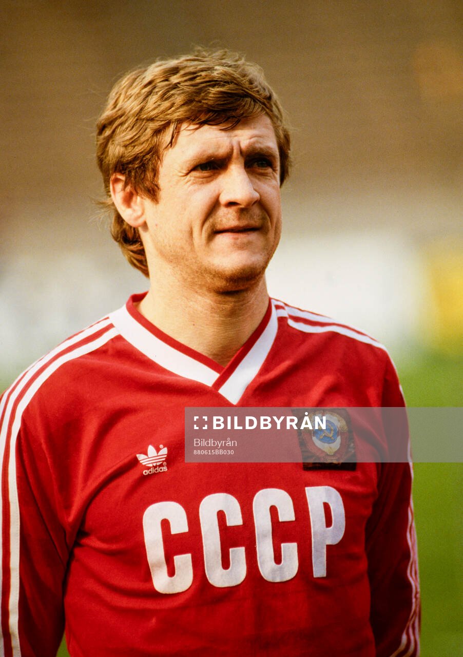 Football, Four Nation Tournament in Berlin 1988, Soviet Union - Argentina: Vladimir Bessonov, Soviet Union.
