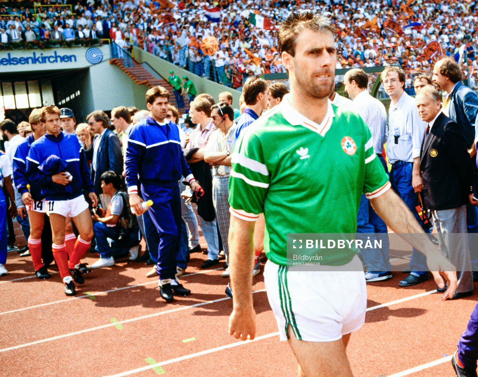 Fotboll, EM, Holland - Irland