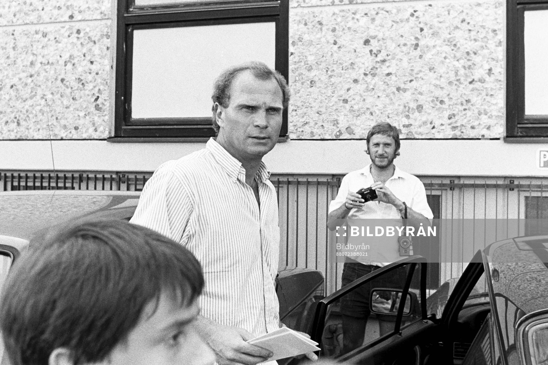 Fotboll, Bundesliga, Bayern München - Eintracht Frankfurt, 3-0: Uli Hoeness, sportchef i Bayern München.