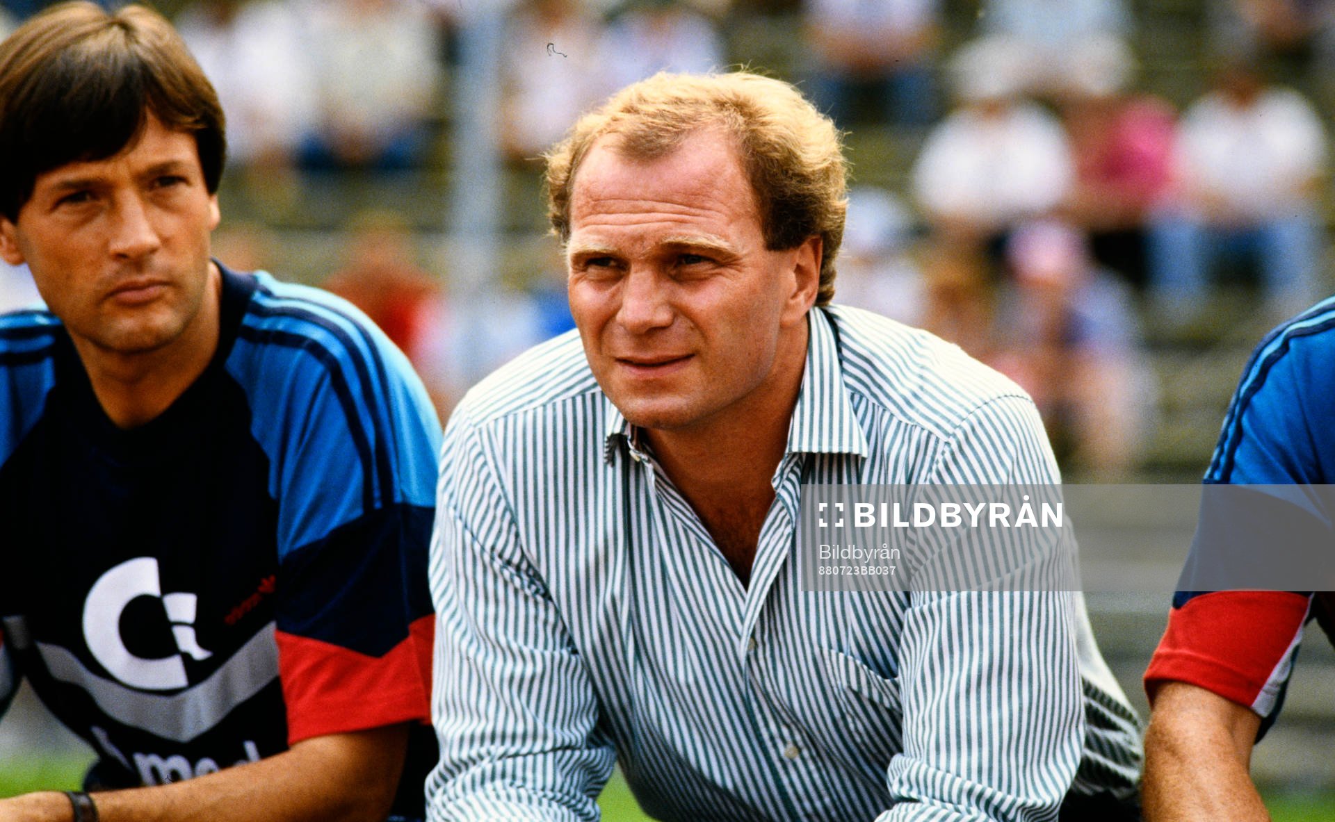 Fotboll, Bundesliga, Bayern München - Eintracht Frankfurt: Uli Höness, Bayern München.
