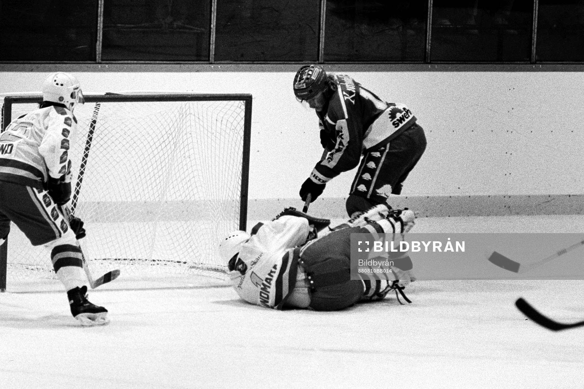 Peter Lindmark i sin första match för Malmö