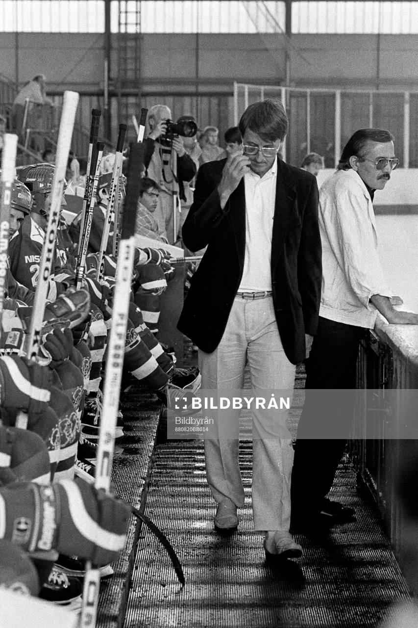 Curt Lindström, tränare i Kloten