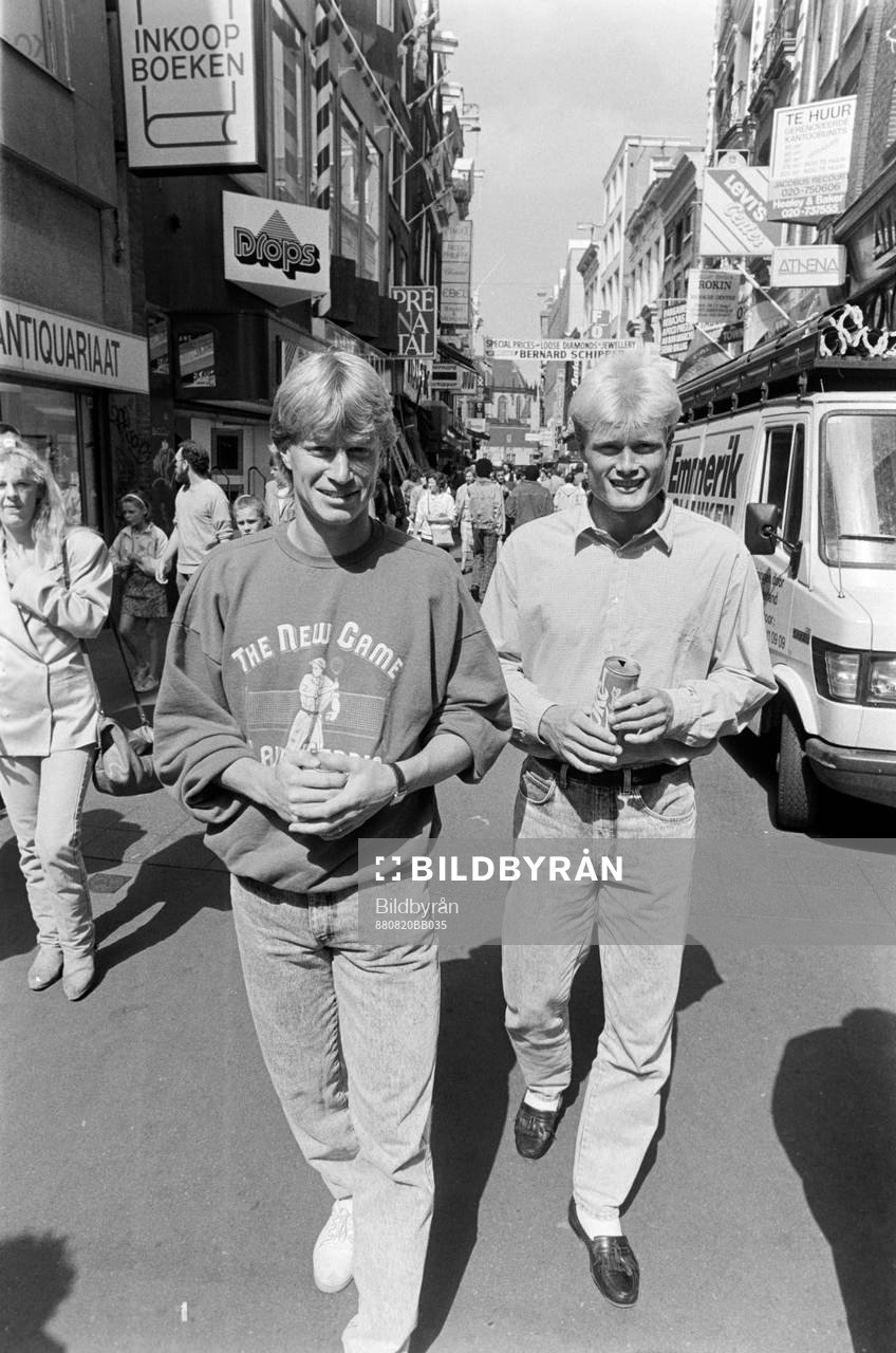 Stefan Pettersson och Peter Larsson på stan