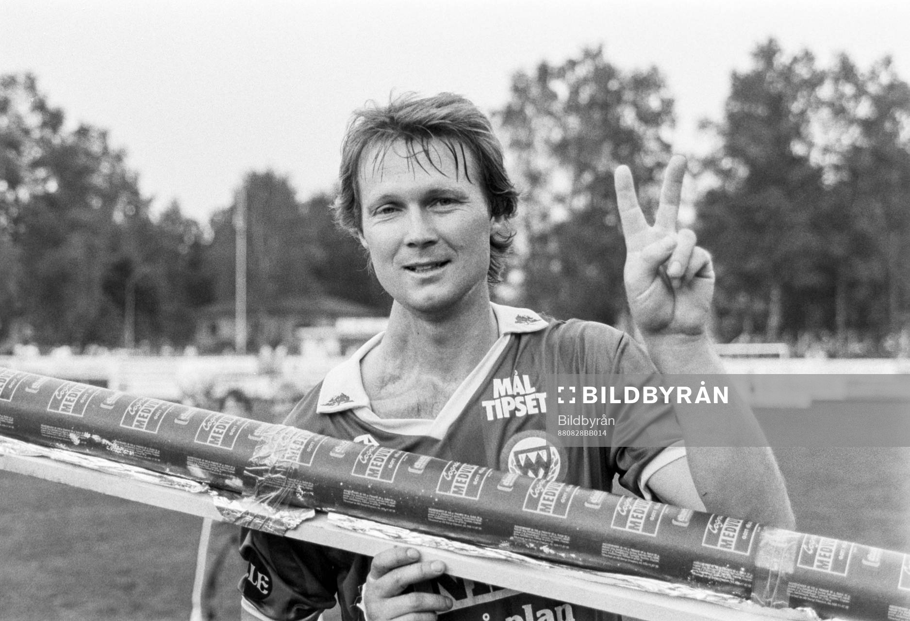 Markaryds målskytt Olle Sjödahl