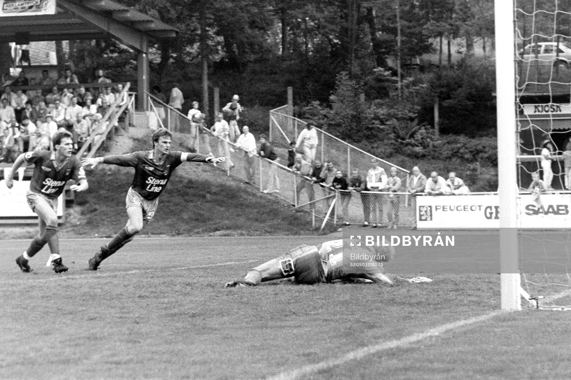 Niclas Sjöstedt, Örgryte framför markaryds målvakt