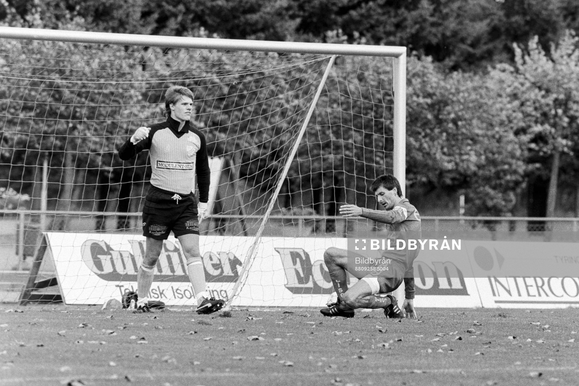 '880925 Fotboll, Div 1 södra, IFK Hässleholm - Elfsborg,