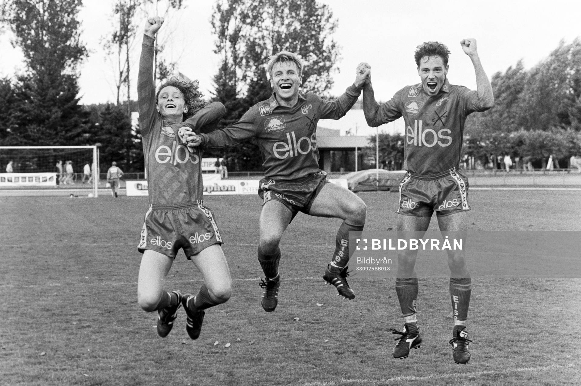 '880925 Fotboll, Div 1 södra, IFK Hässleholm - Elfsborg,