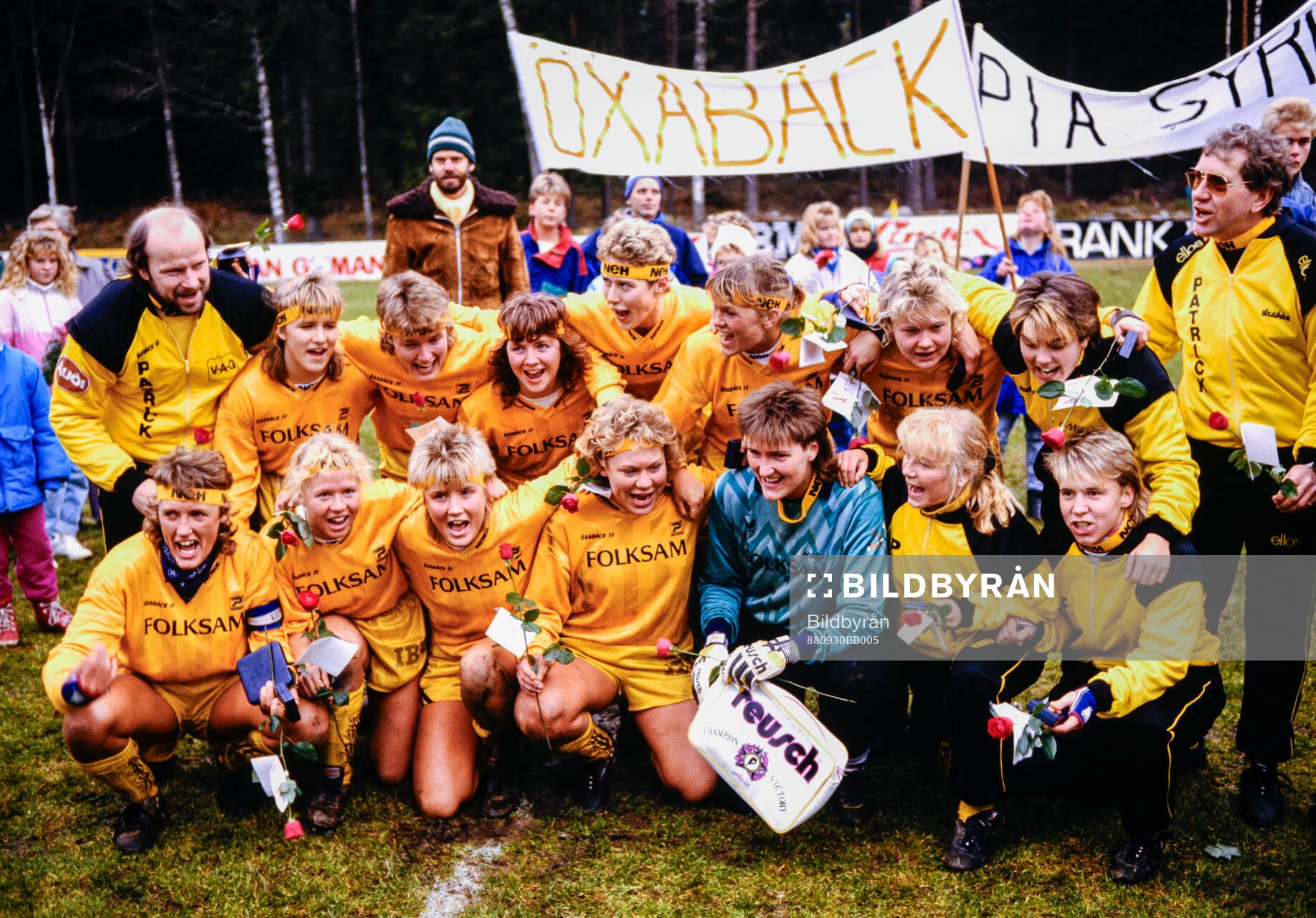 Fotboll, damallsvenskan (första), SM-final, Öxabäck -