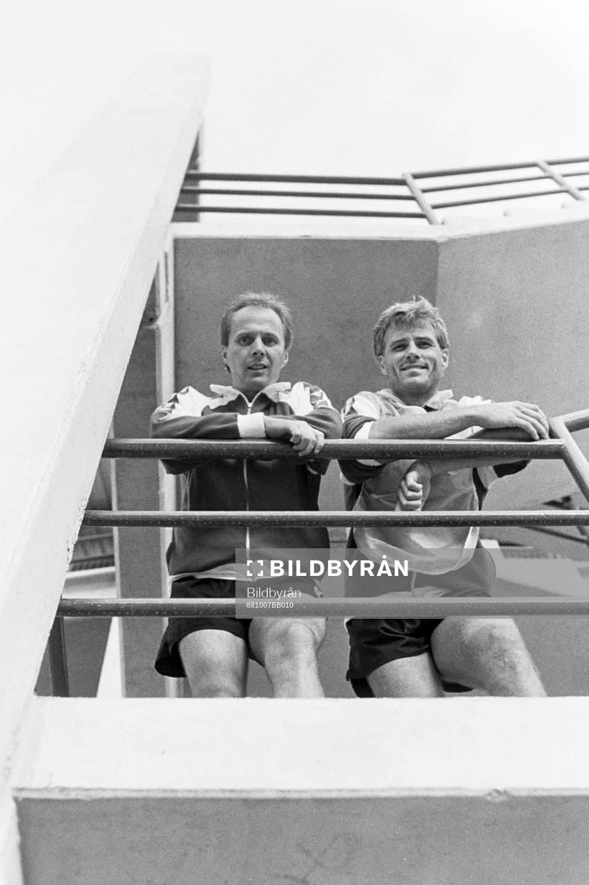 Sven-Göran Eriksson, tränare och Glenn Hysén