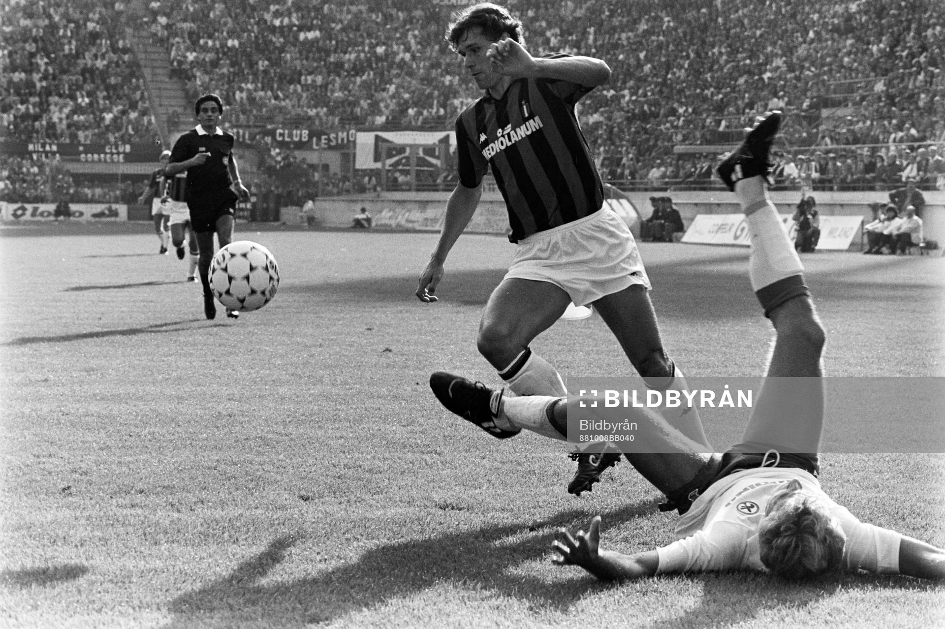 Marco van Basten, Milan tar sig förbi fiorentinas Glenn