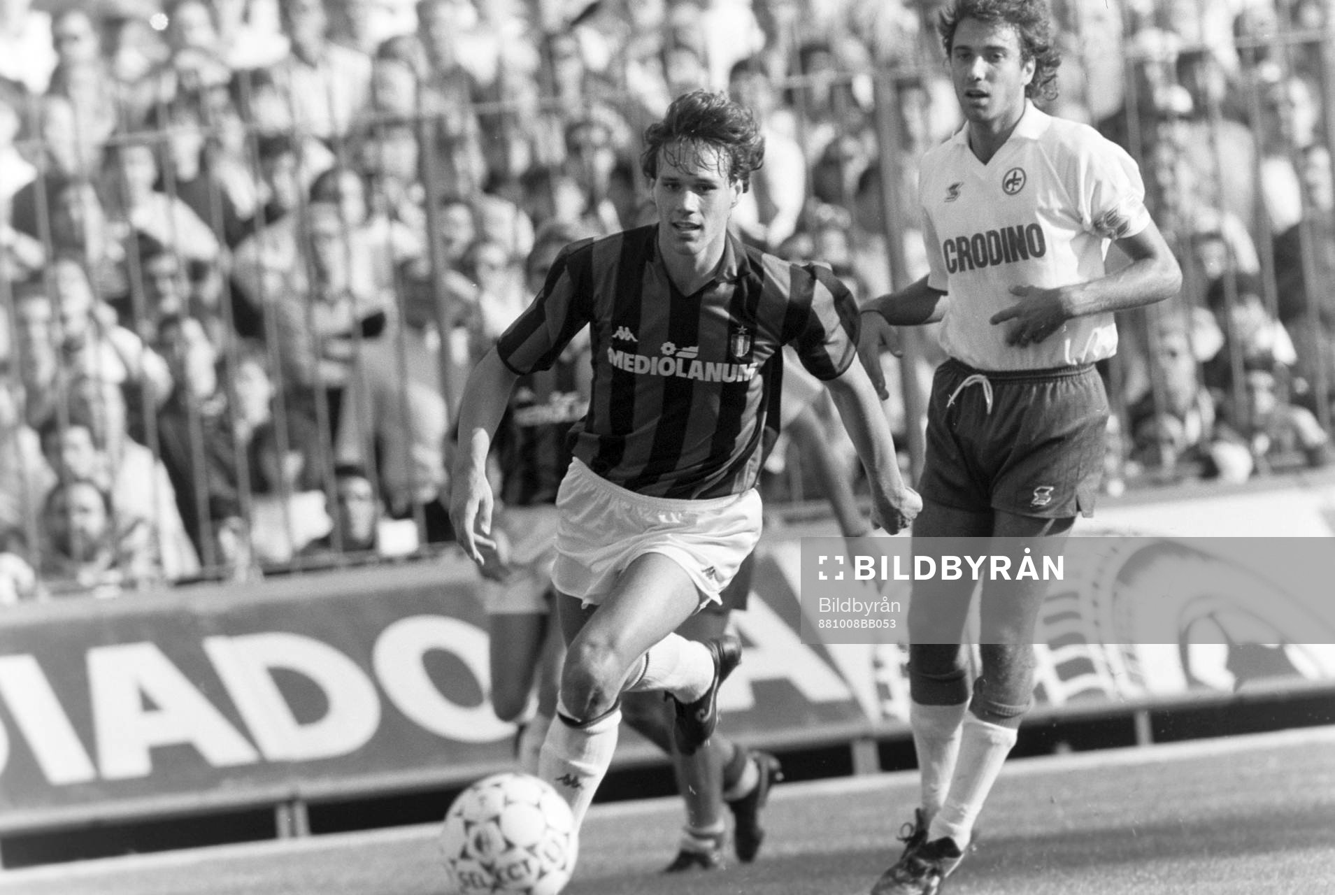 Marco Van Basten, Milan med bollen