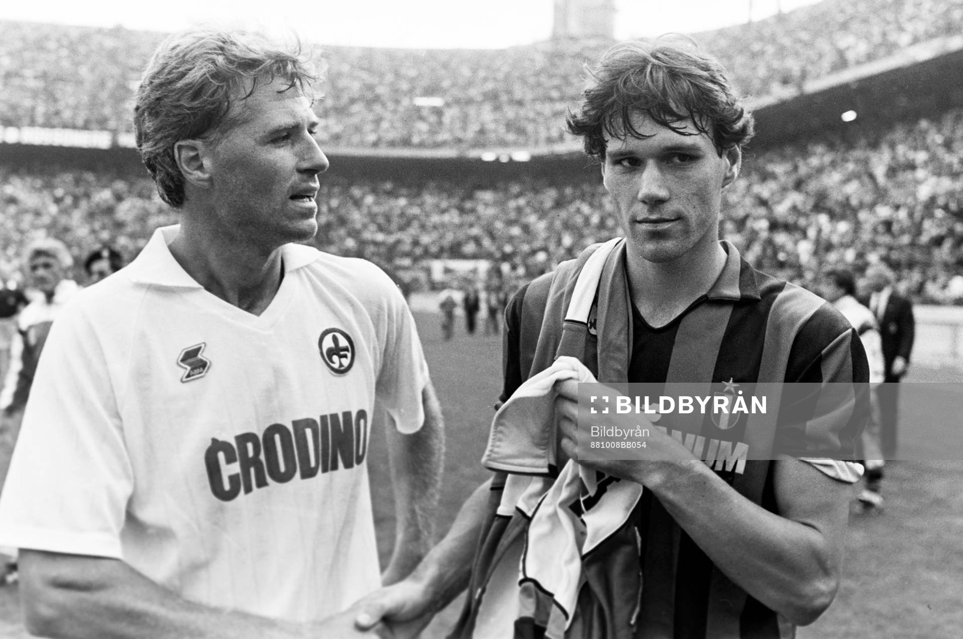 Glenn Hysén, Fiorentina. och Marco Van Basten, Milan
