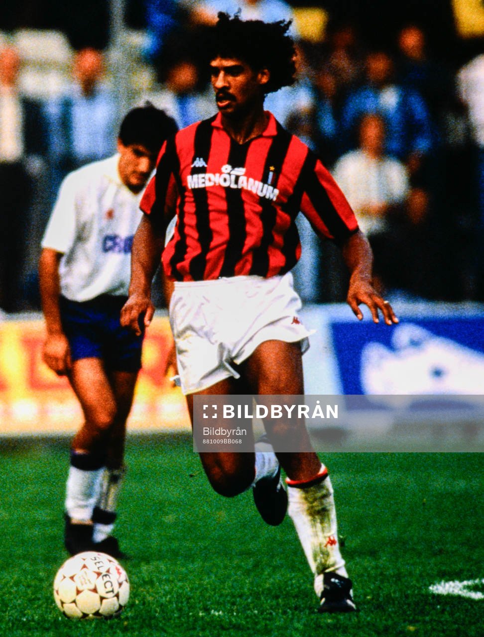 Fotboll, Serie A, Milan - Fiorentina: Frank Rijkaard Milan.