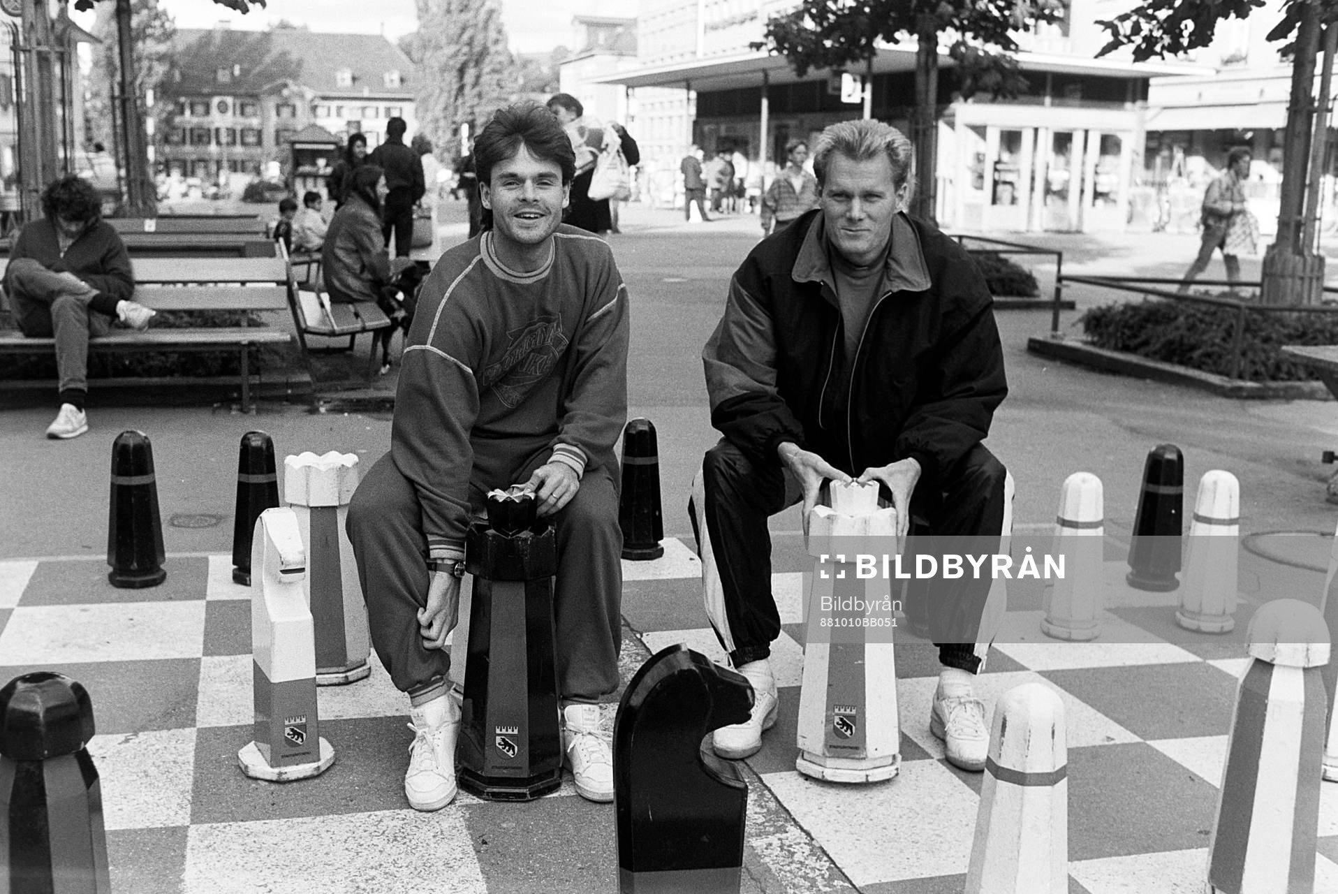 Anders Limpar och Björn Nilsson på stan