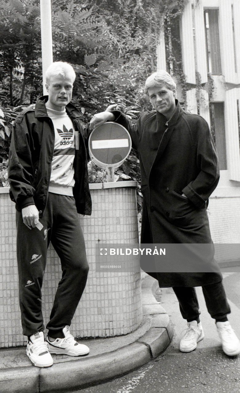 Peter Larsson och Glenn Hysén