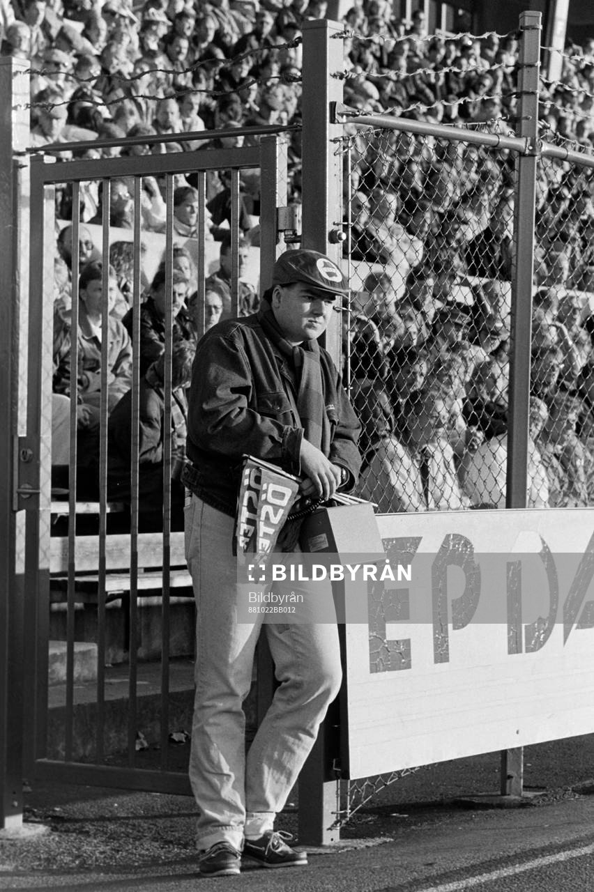 Fotboll, Allsvenskan, Öster - Örgryte, 1-1: En besviken östersupporter.