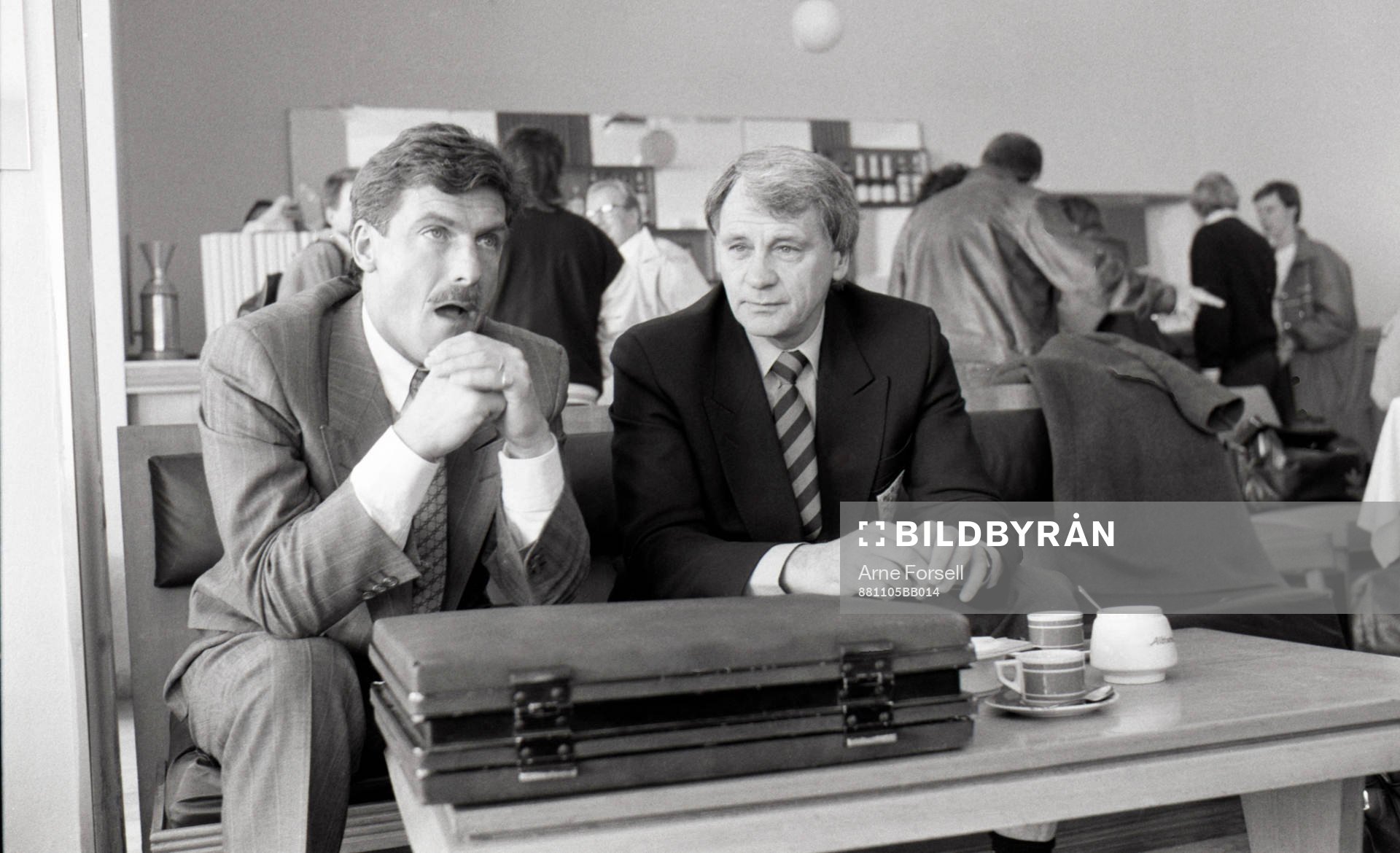 Olle Nordin, förbundskapten, Sverige och Bobby Robson,