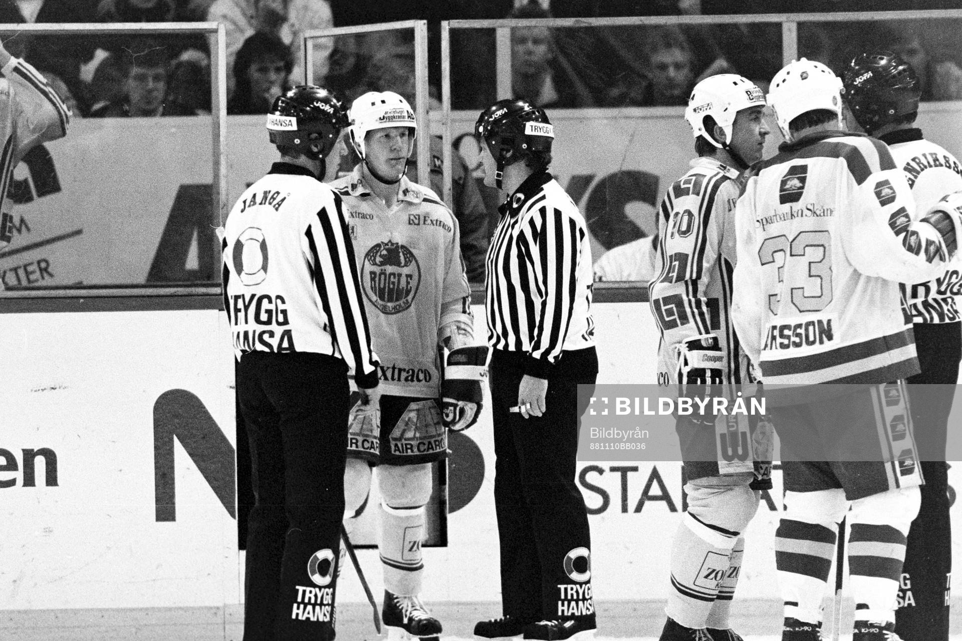 Lite diskussion med domarna