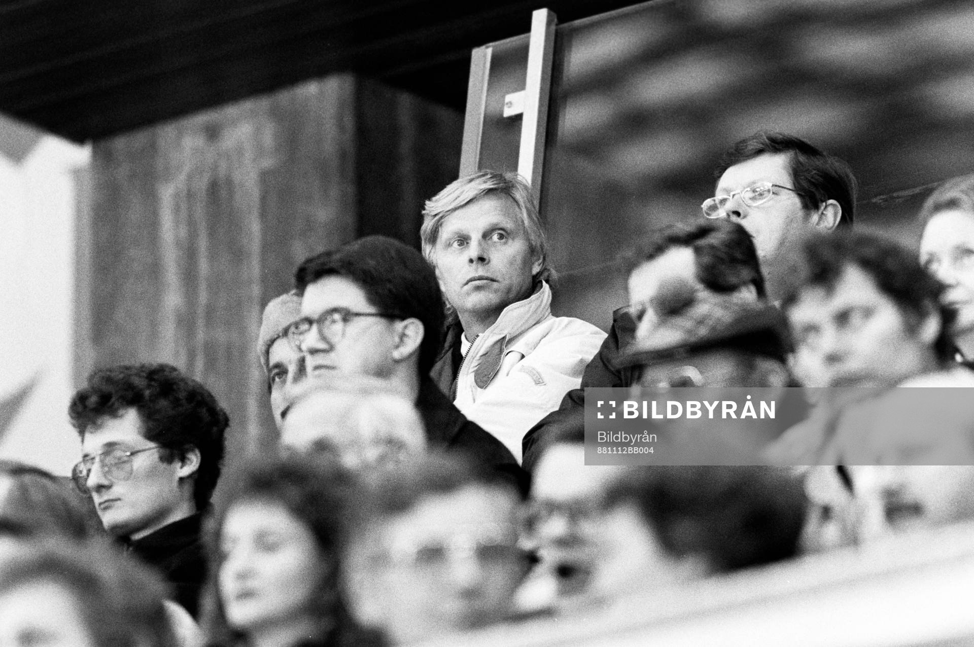 Hans Lindberg på läktaren