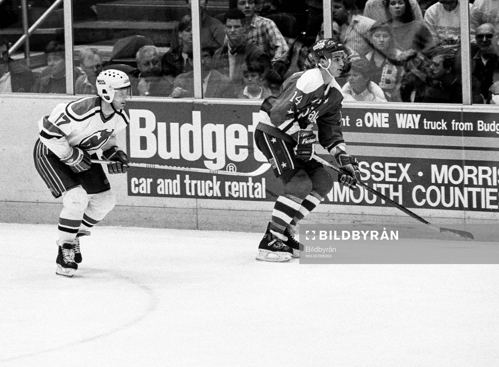 Patrik Sundström, New Jersey och Geoff Courtnall,