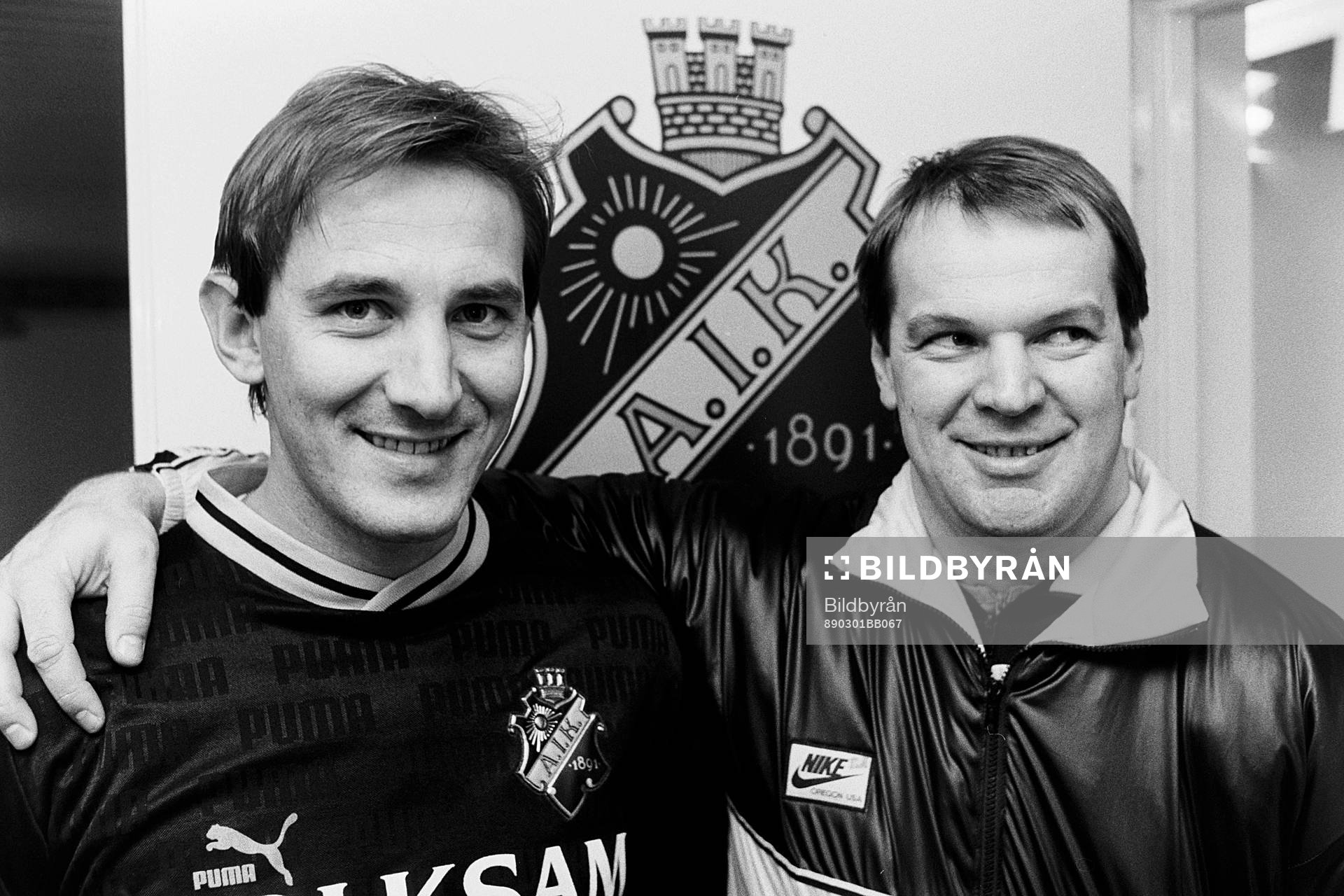 Jovica Nicolic och Sanny Åslund, tränare i AIK