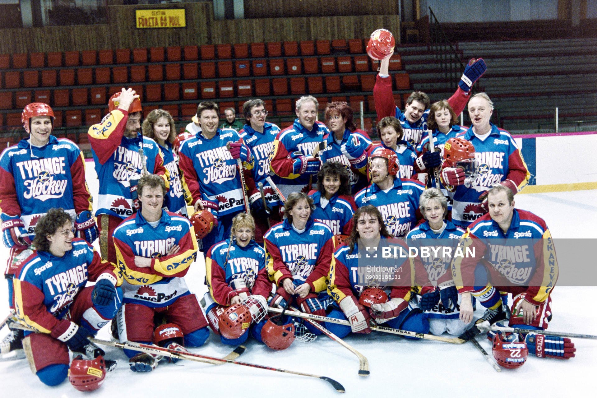 Leif Andersson och Janne Svensson. Lagbild