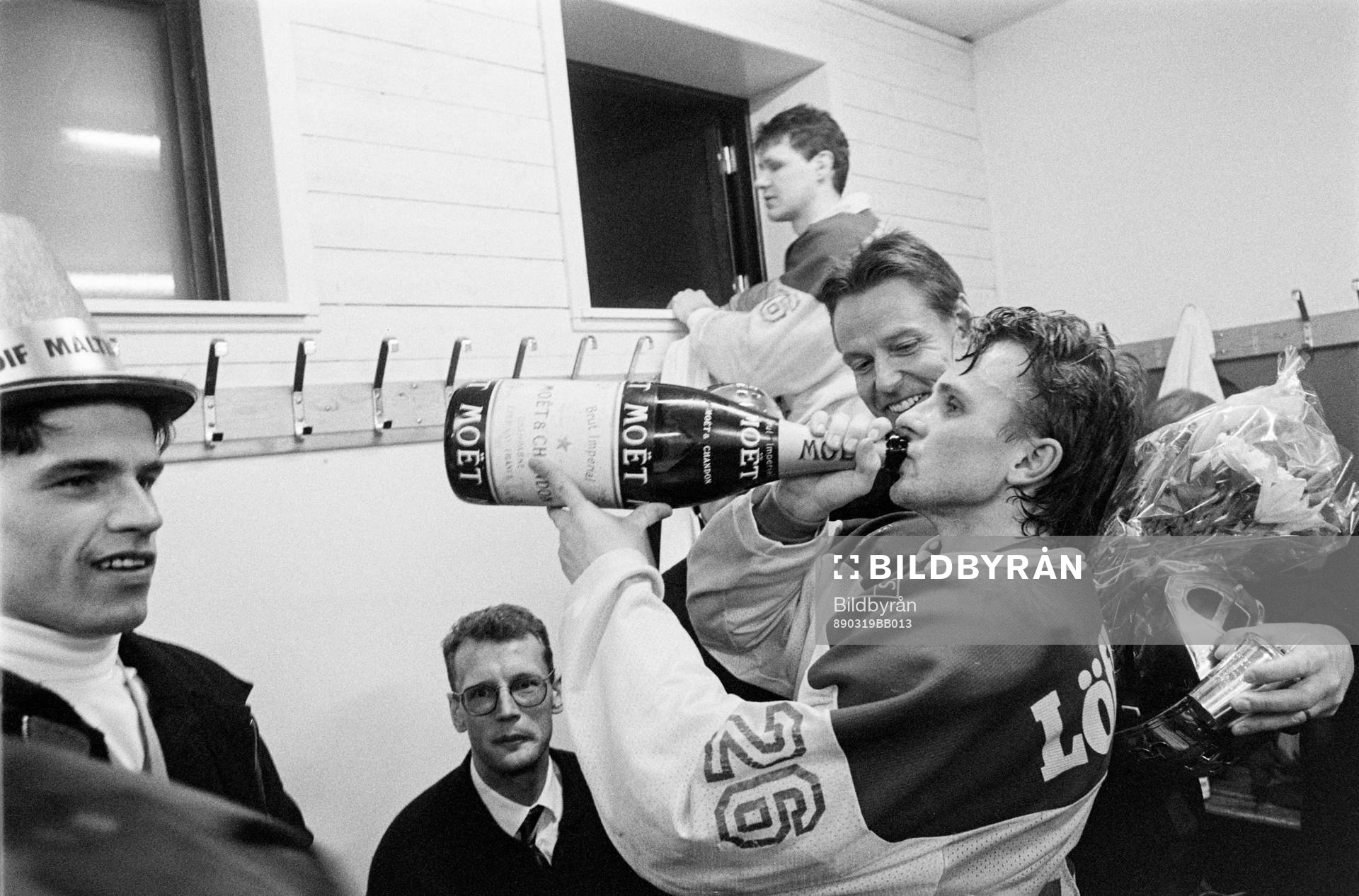 Jan Viktorsson, Djurgården firar med champagne