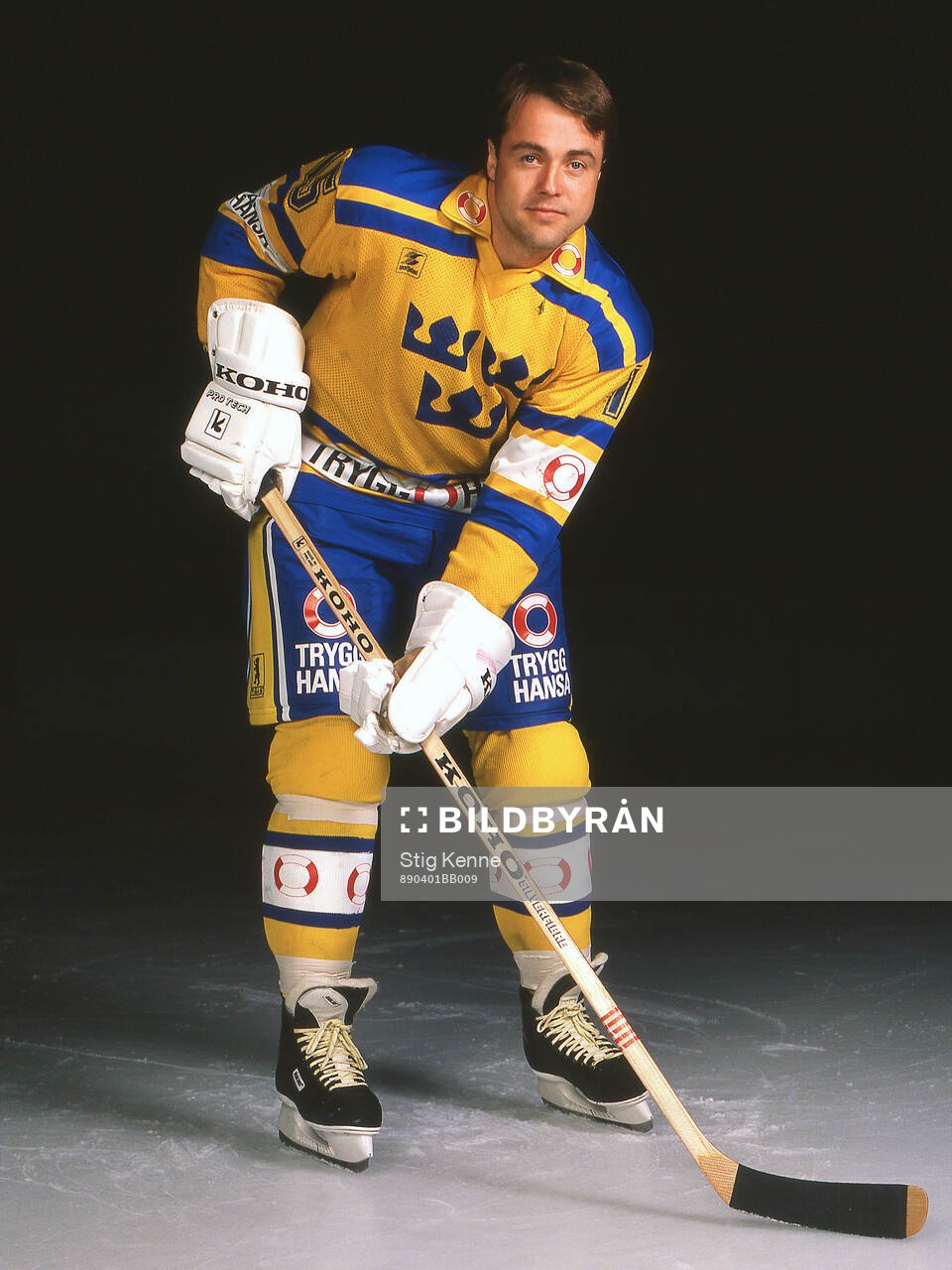 Kent Nilsson of Sweden poses for a photo