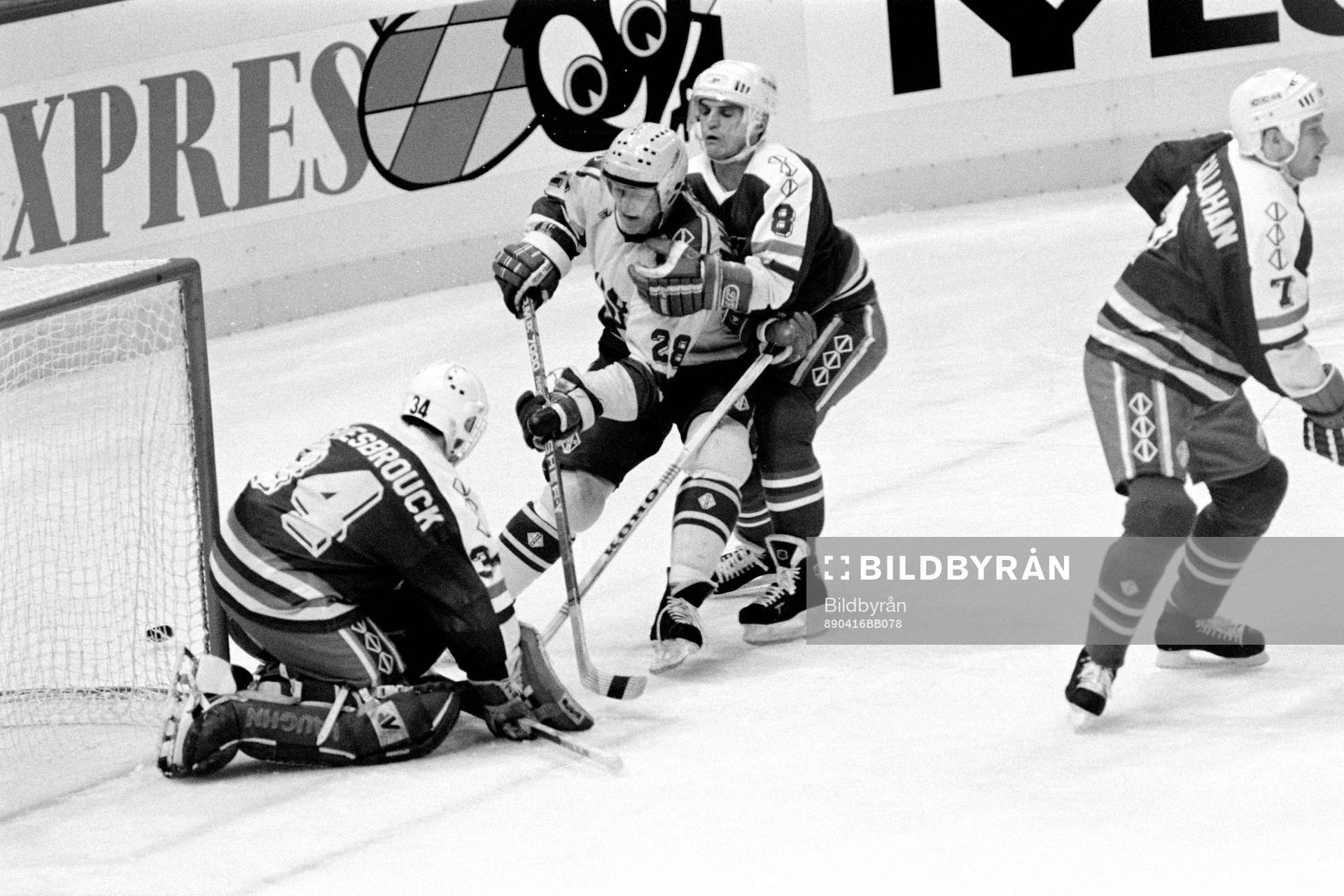 Tomas Sandström, Sverige mellan John Vanbiesbrouck,