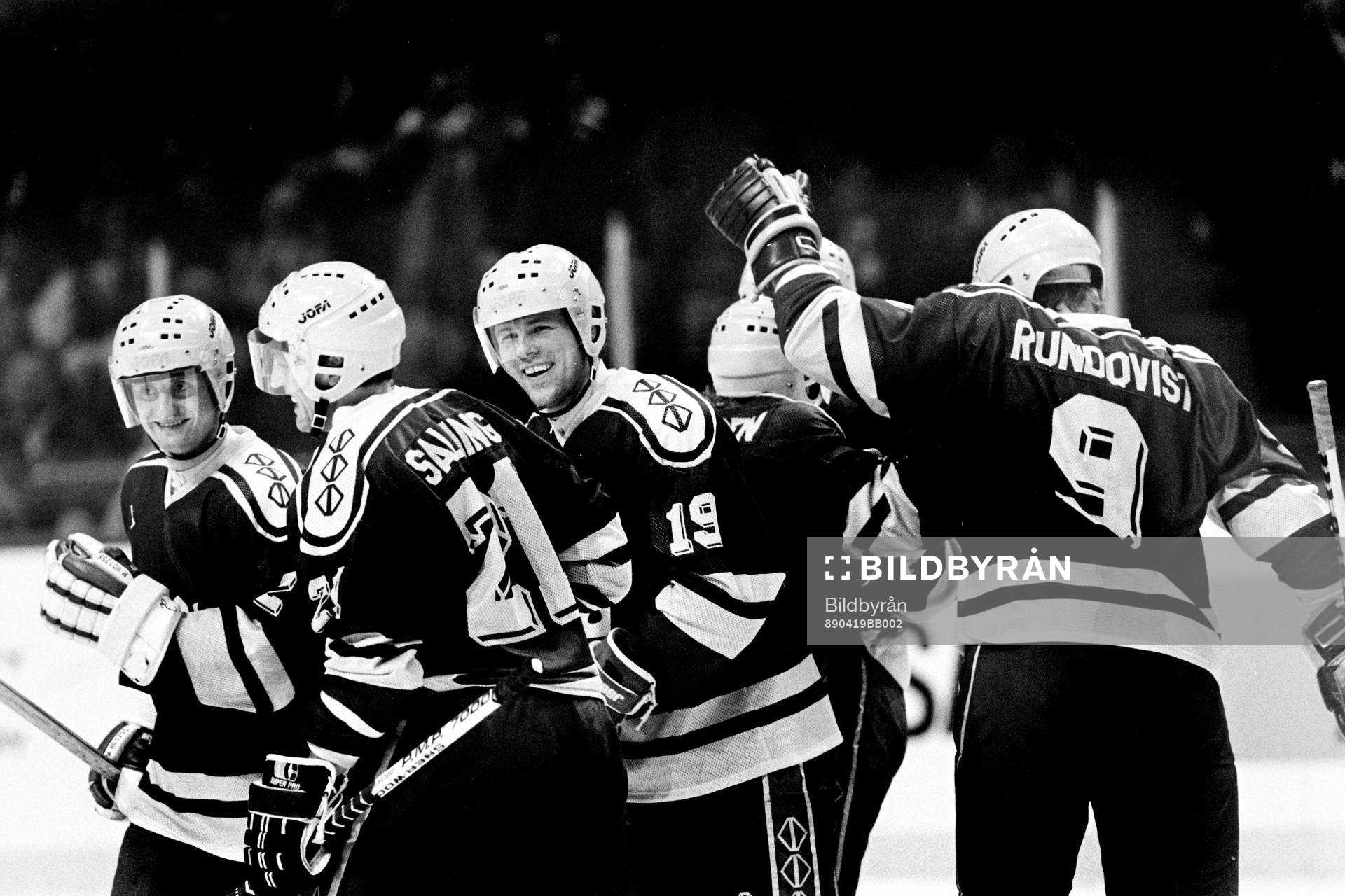 Anders Eldebrink, Börje Salming, Peter Andersson, och