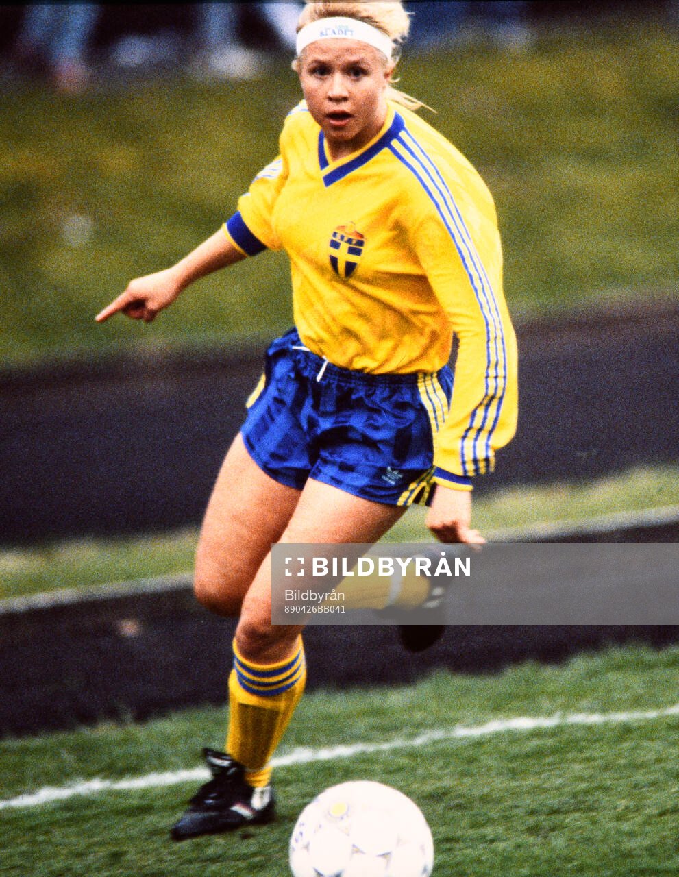 Fotboll, Dam, Landskamp, Sverige - Finland 4-1 (Bromölla