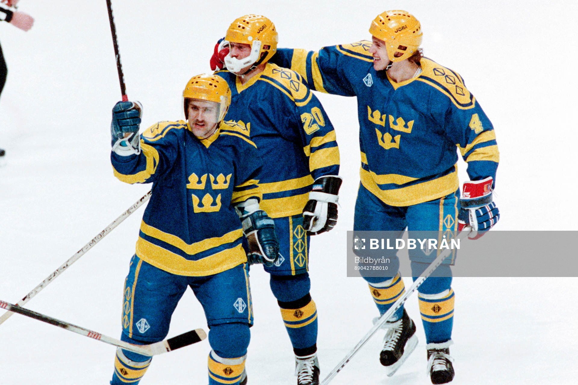 Tommy Samuelsson, Bo Berglund och Fredrik Olausson, Sverige