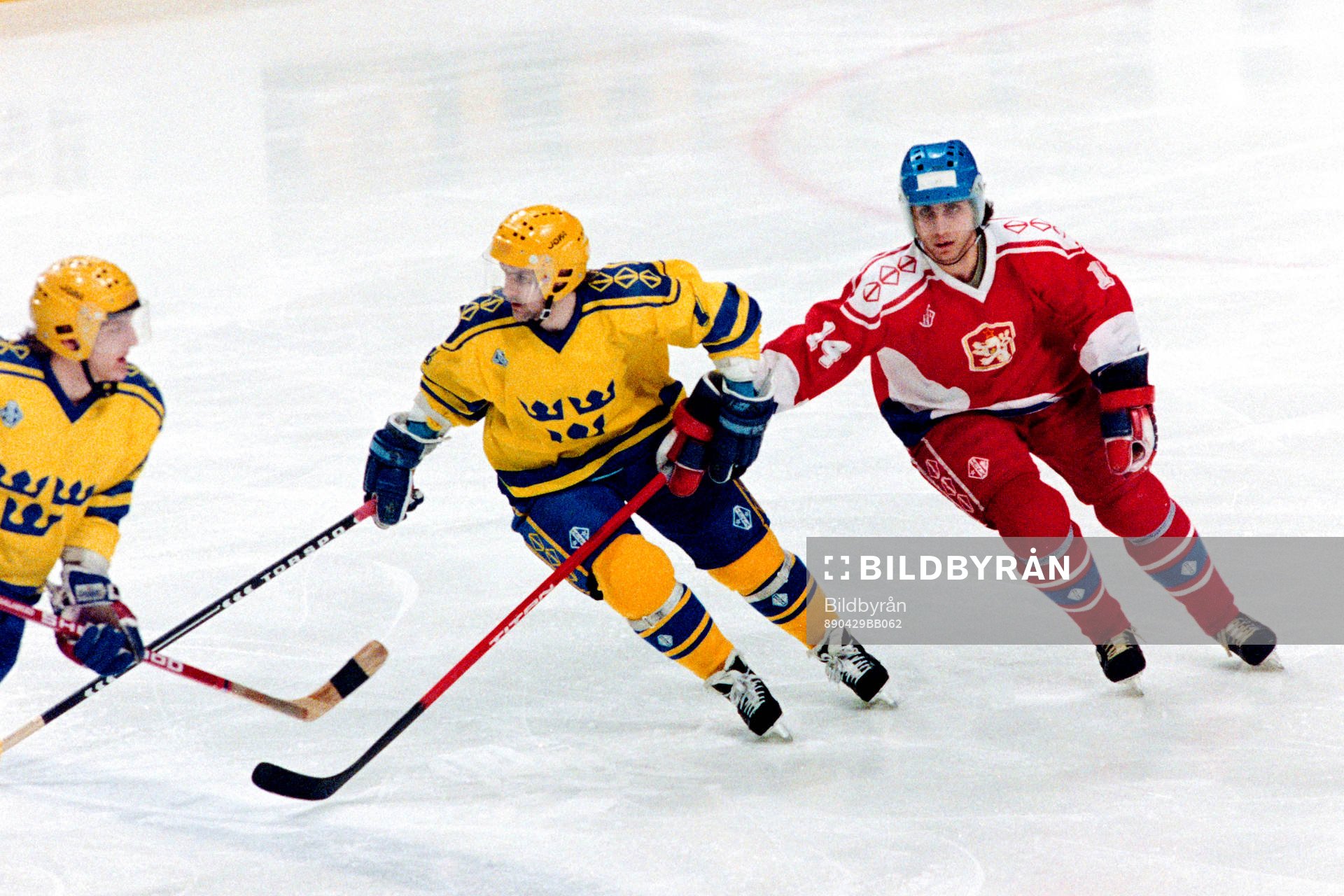 Tommy Samuelsson, Sverige och Jiri Kucera, Tjeckoslovakien