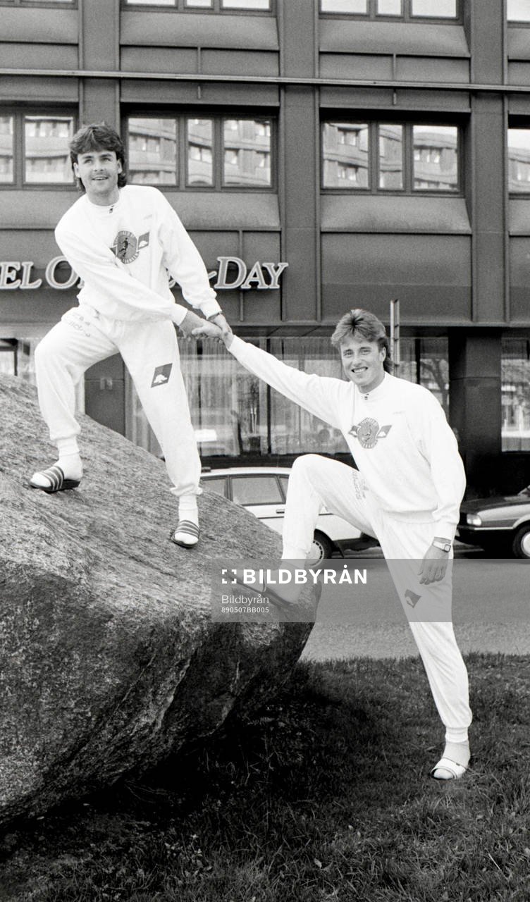Anders Limpar och Mats Magnusson
