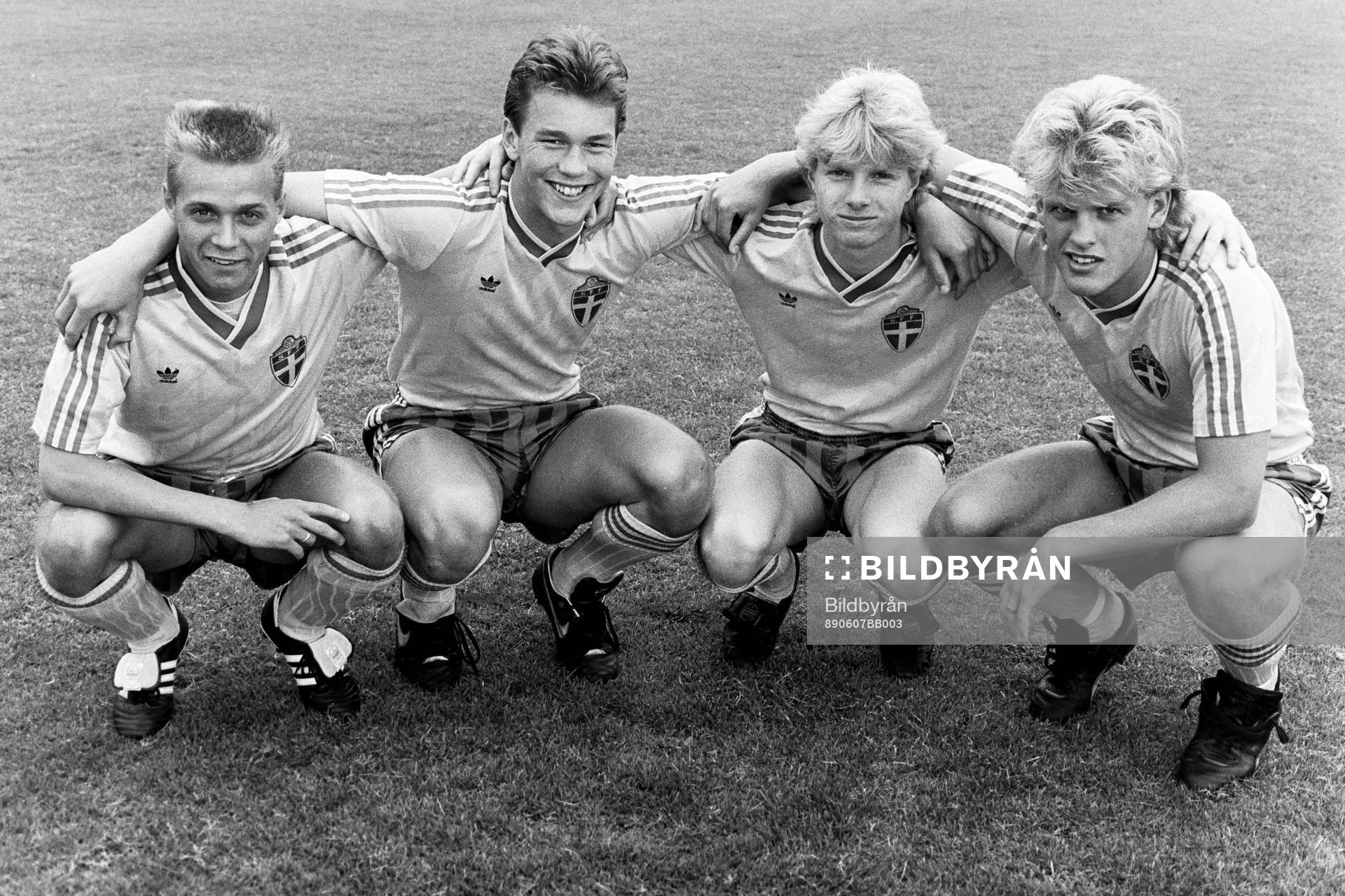 Ulf Lilius, Patrik Andersson, Henrik Nilsson och Rasmus