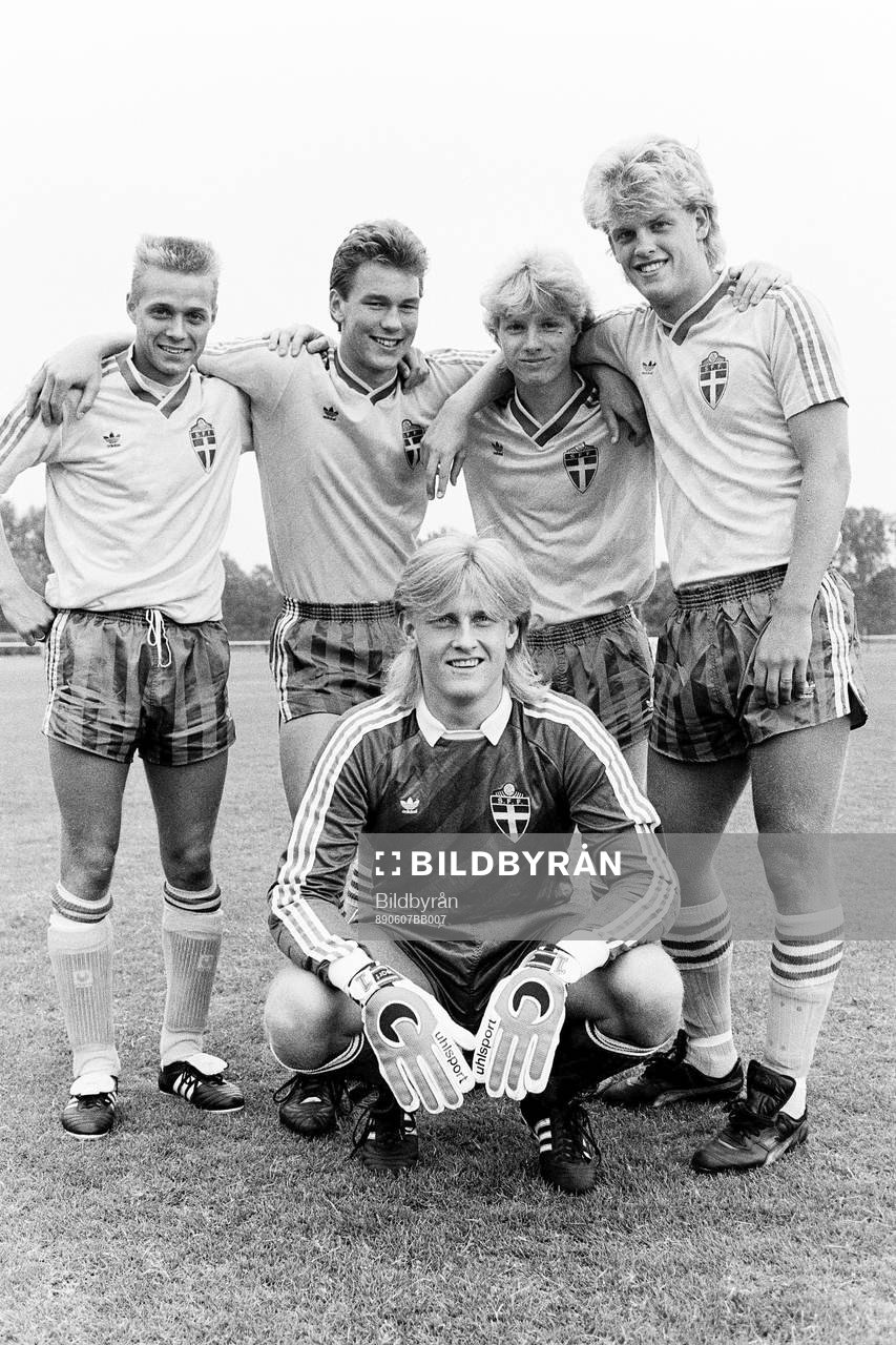 Ulf Lilius, Patrik Andersson, Henrik Nilsson och Rasmus