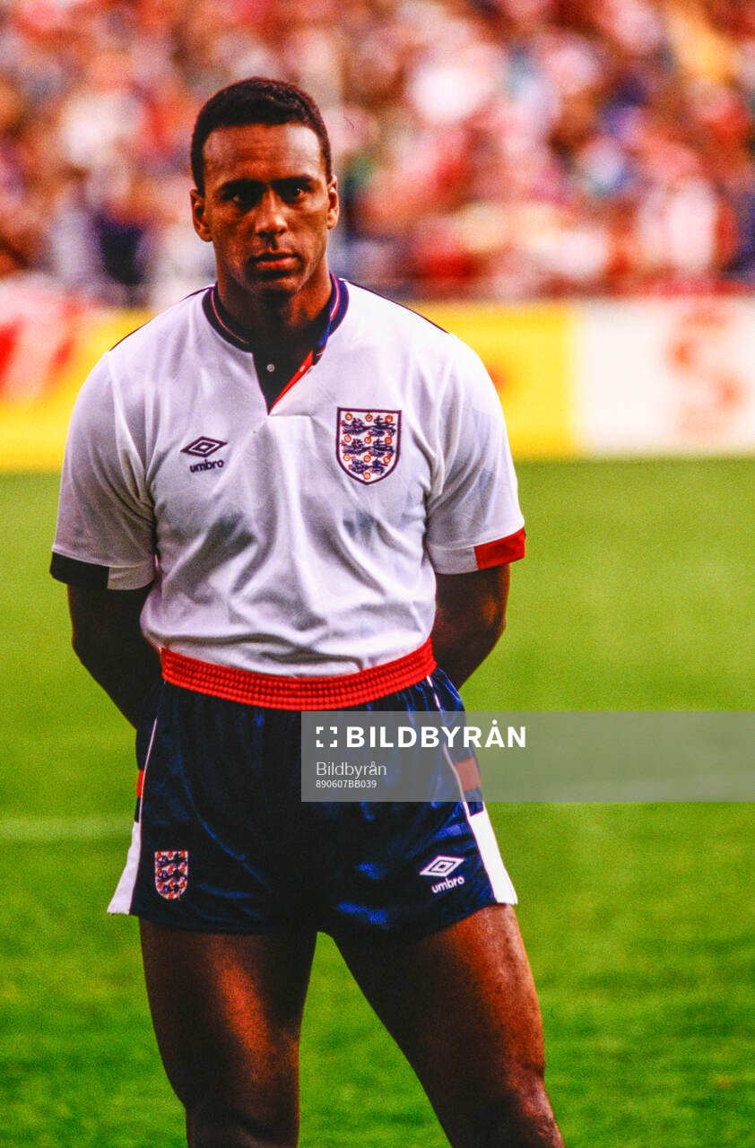 Englands David Rocastle. Football, Friendly, Denmark v
