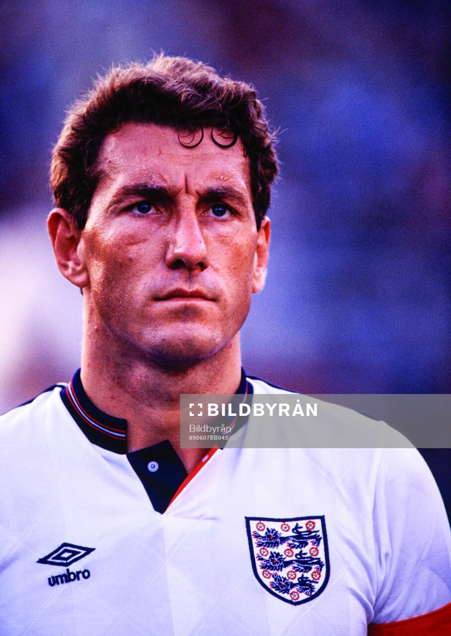 Englands Terry Butcher. Football, Friendly, Denmark v