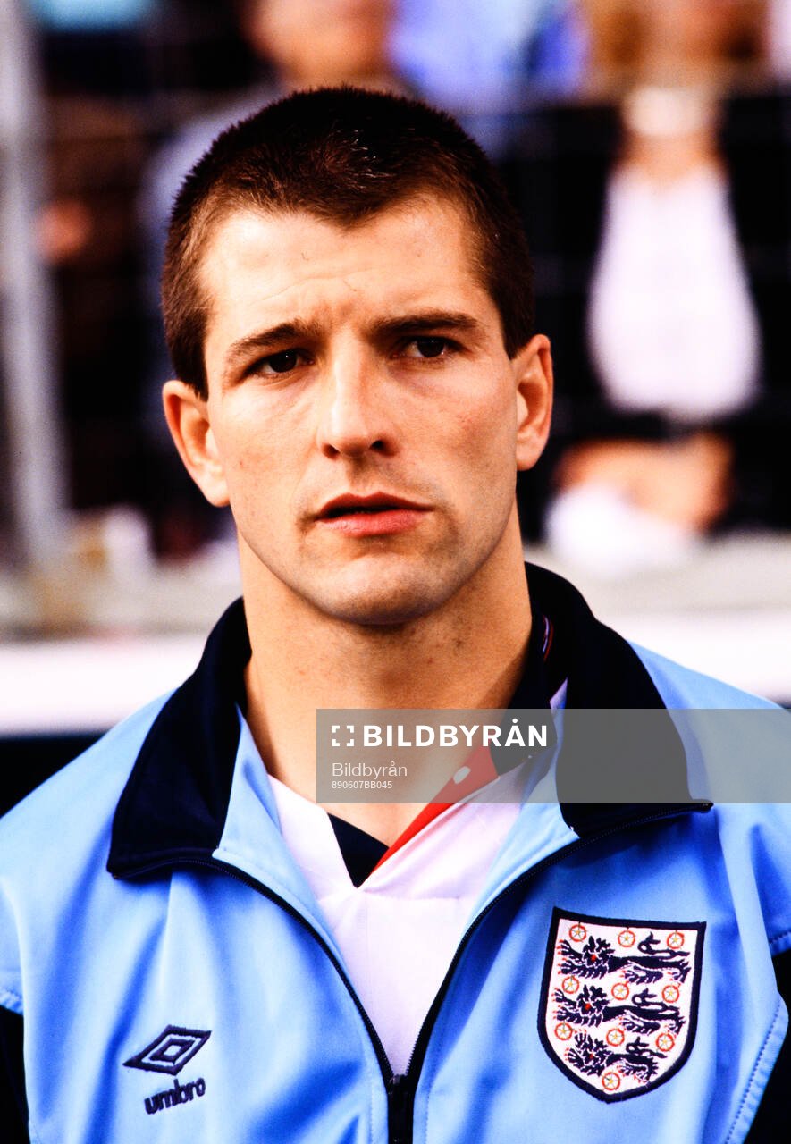 Englands Steve Bull. Football, Friendly, Denmark v England:
