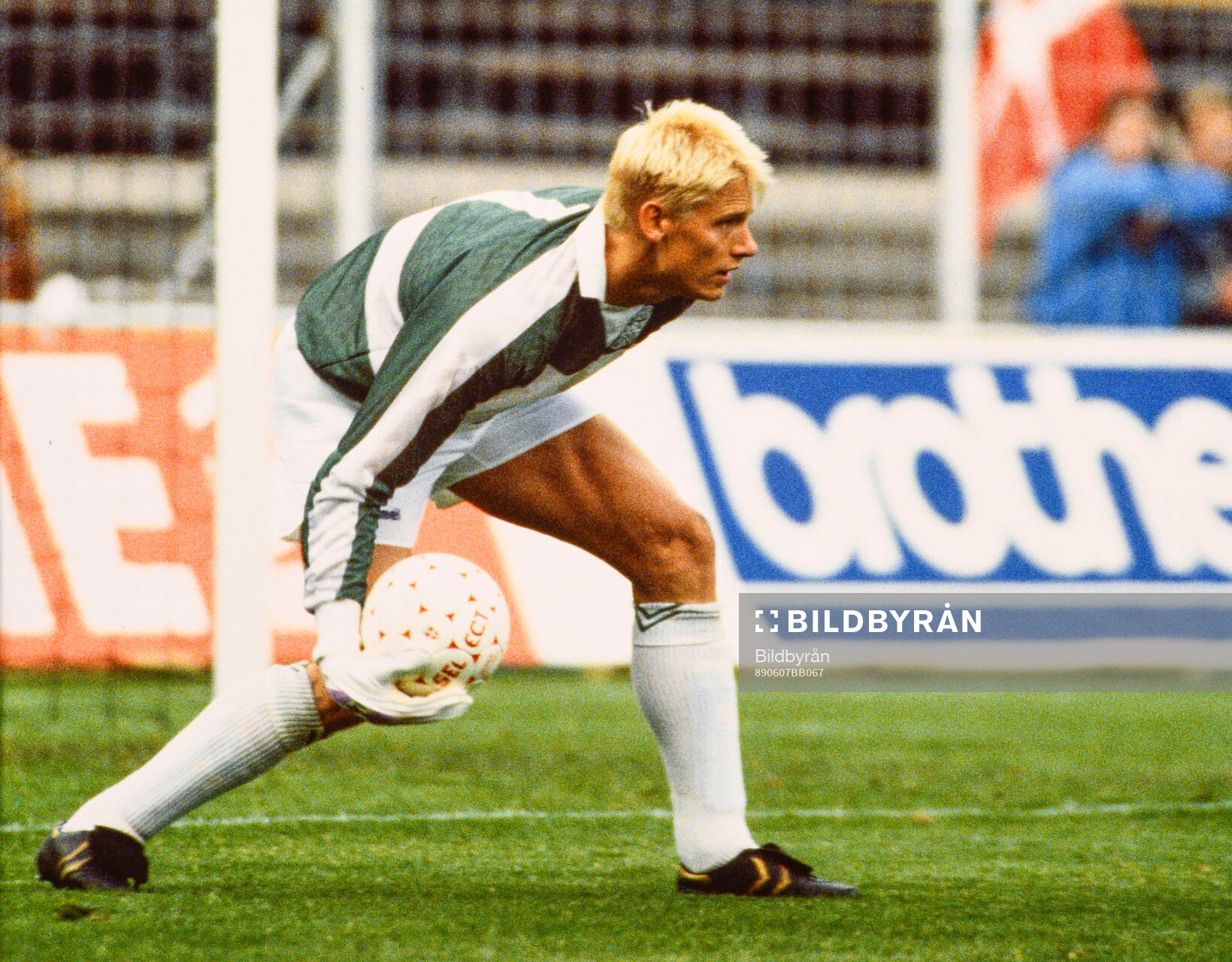 Denmarks goalie Peter Schmeichel